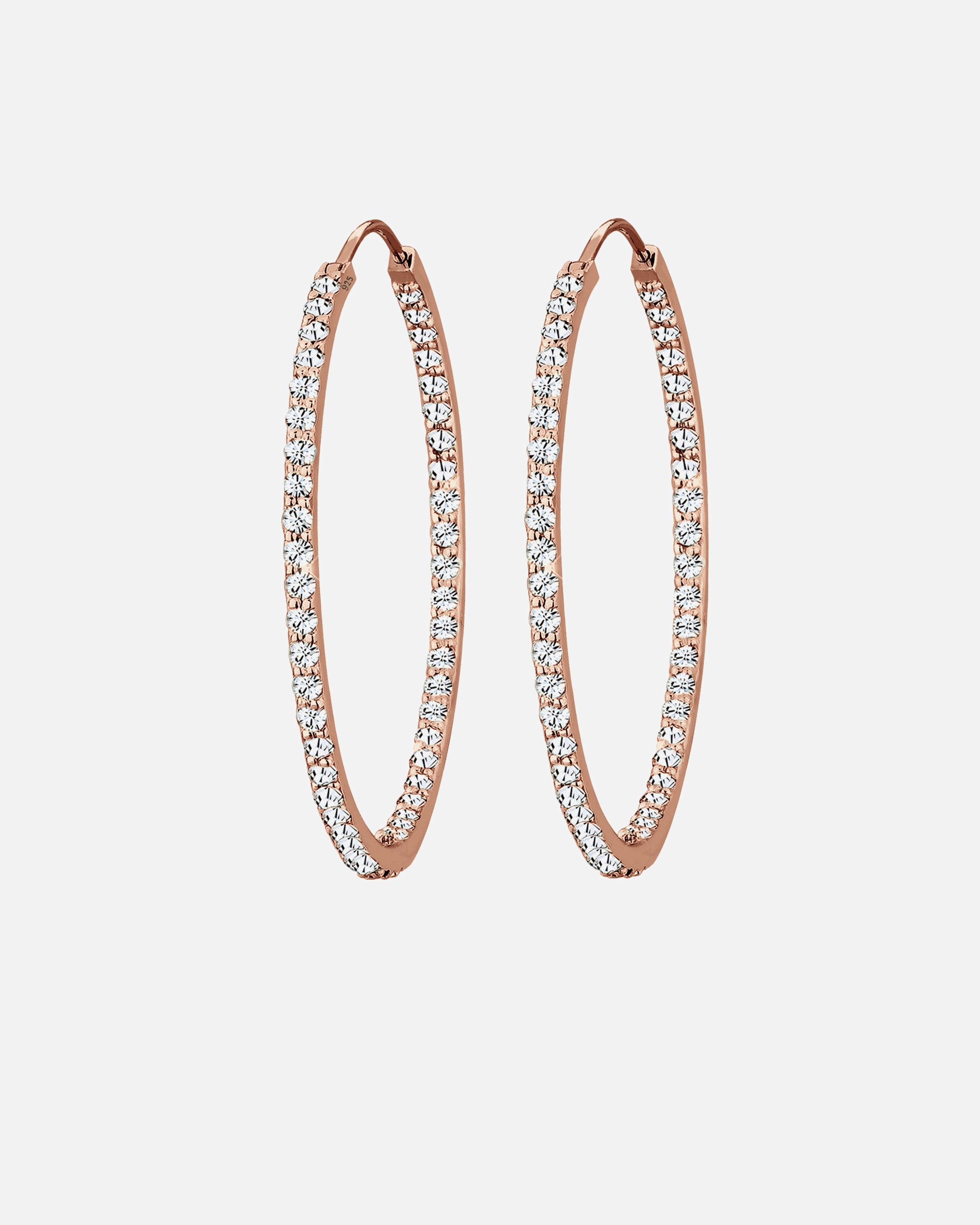 Creolen für Weiblich Elli PREMIUM Creolen 925 Silber, mit Kristallen von Swarovski® 1 Stück