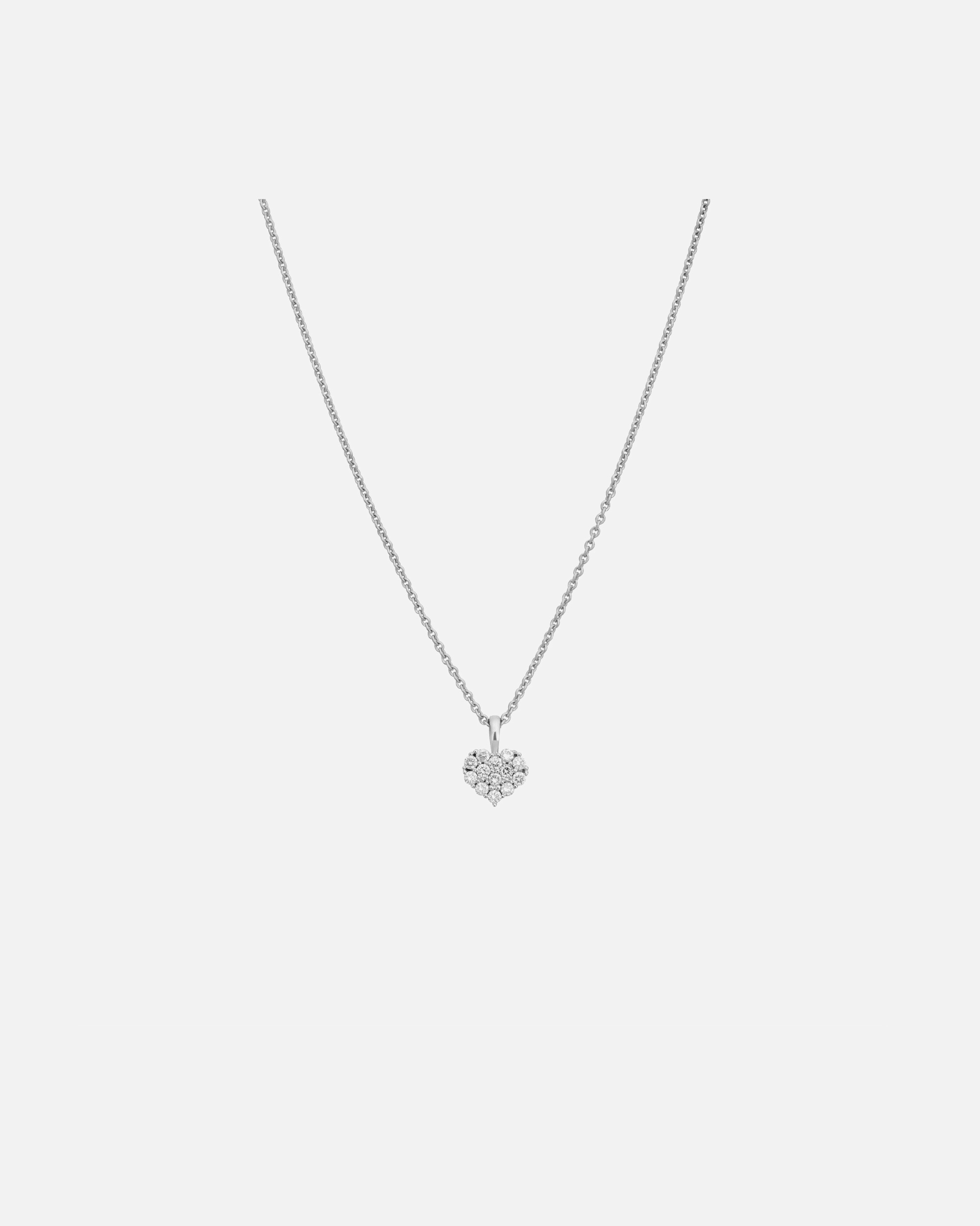 Halskette für Weiblich Lyomi Default Brand Line Anhänger mit Kette 585/- Gold Diamant Lab Grown weiß 0,17ct. weiß