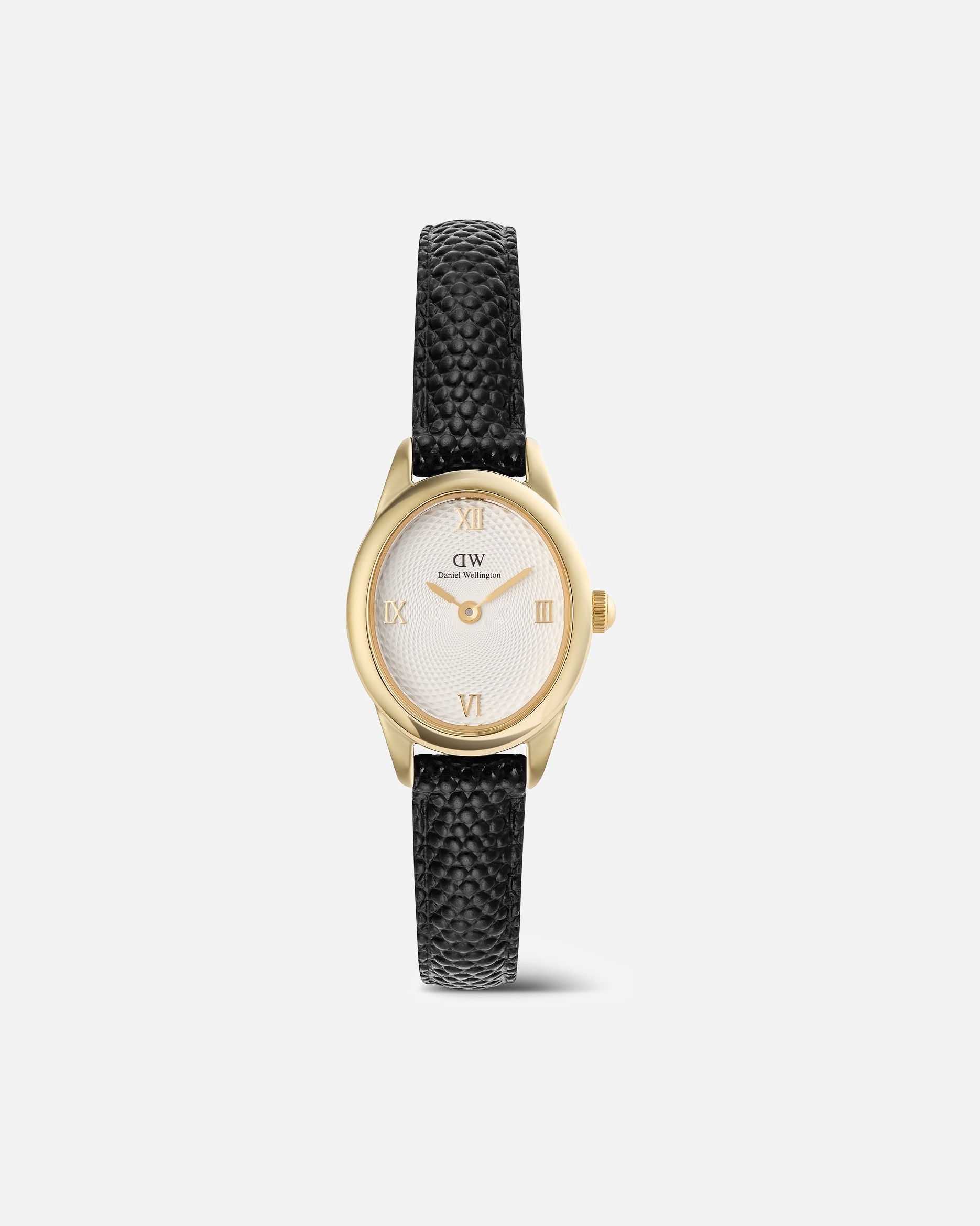 Uhr für Weiblich Daniel Wellington Damenuhr Edelstahl gold, schwarz, weiß
