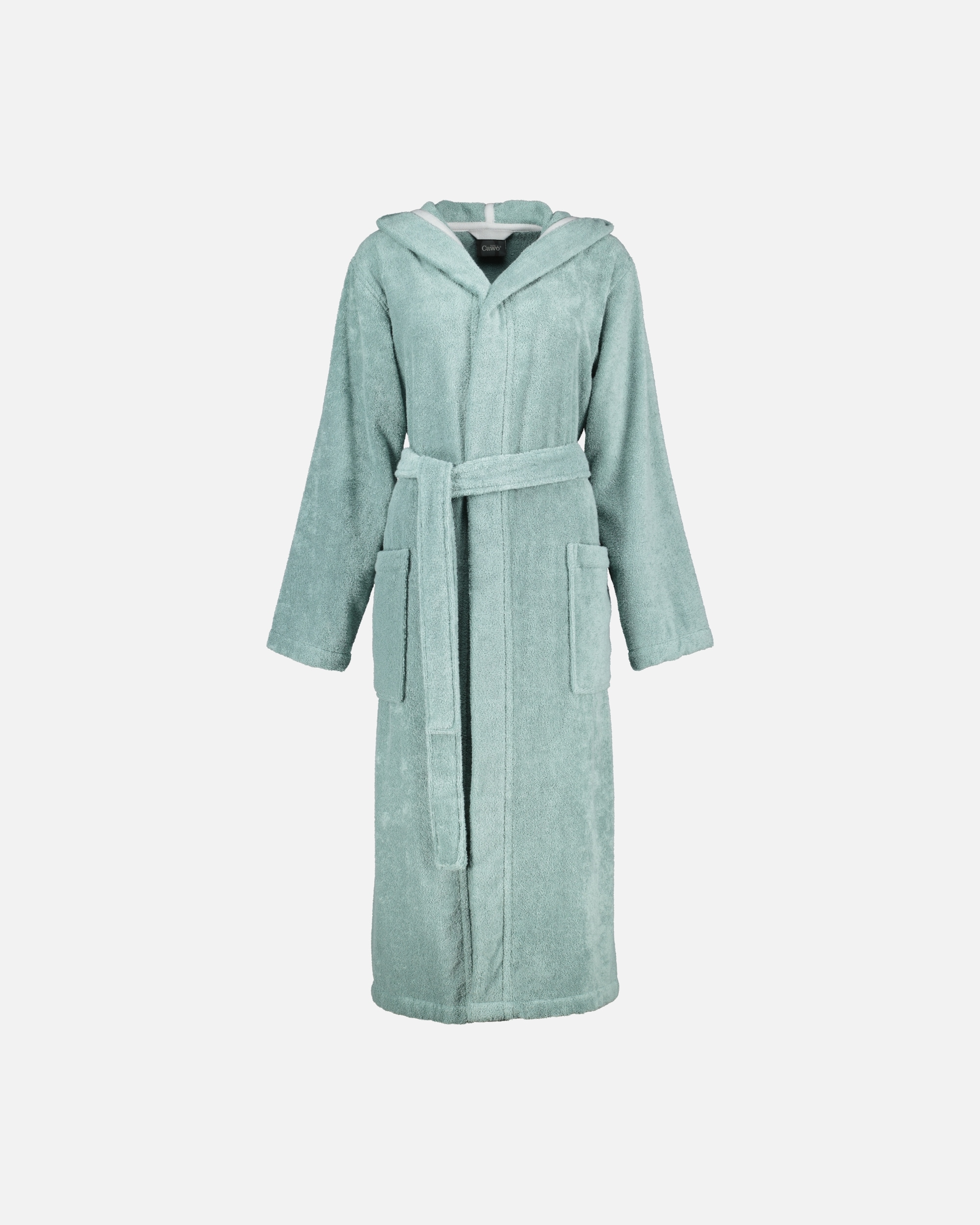 Bademantel für Unisex Cawö Cawö Bademäntel Damen Kapuze Luxury Basics Kapuze 827 fjord - 47 1 Stück