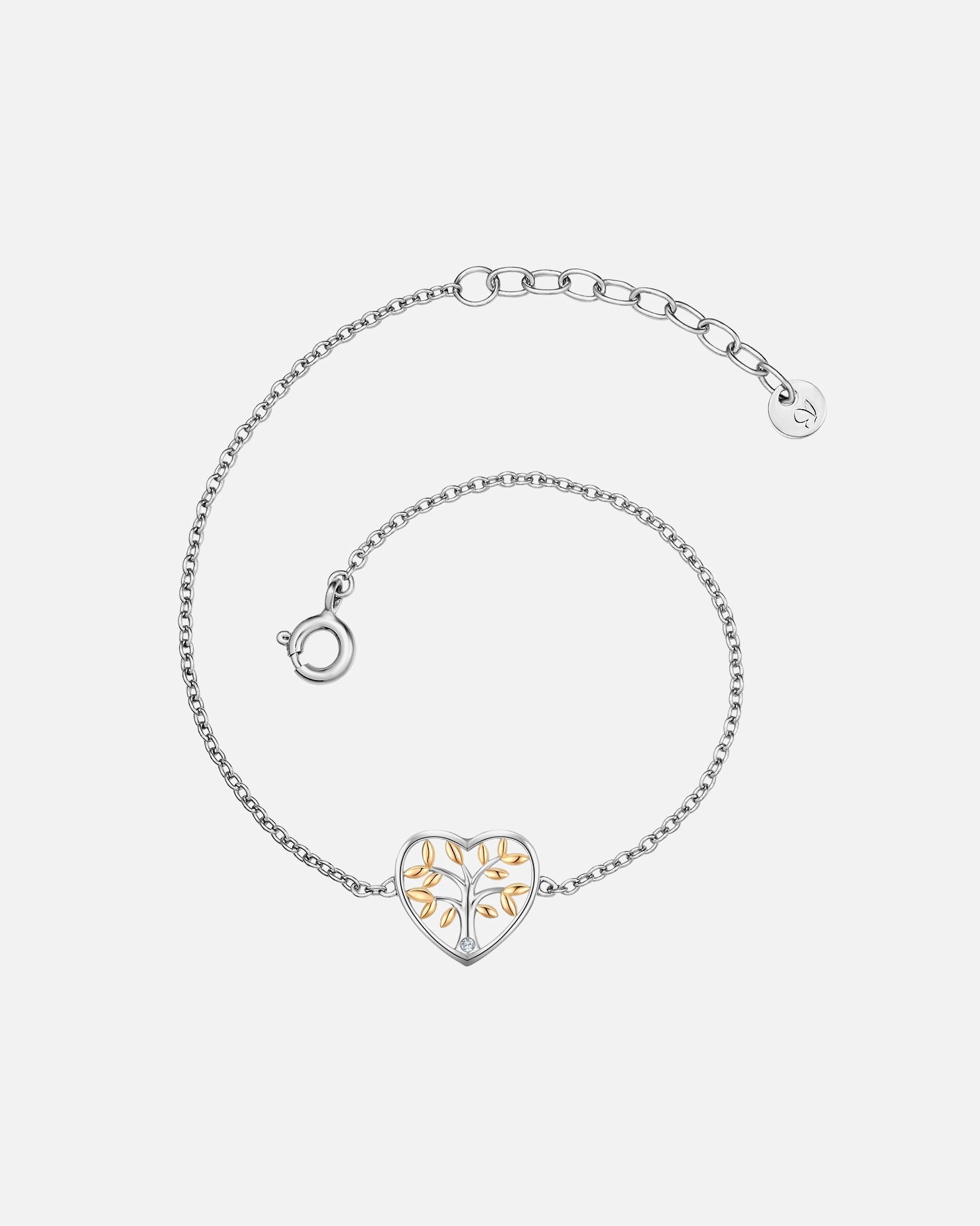 Armband für Weiblich Glanzstücke München Armband Lebensbaum Sterling Silber Lab Grown Diamond in Silber 1 Stück
