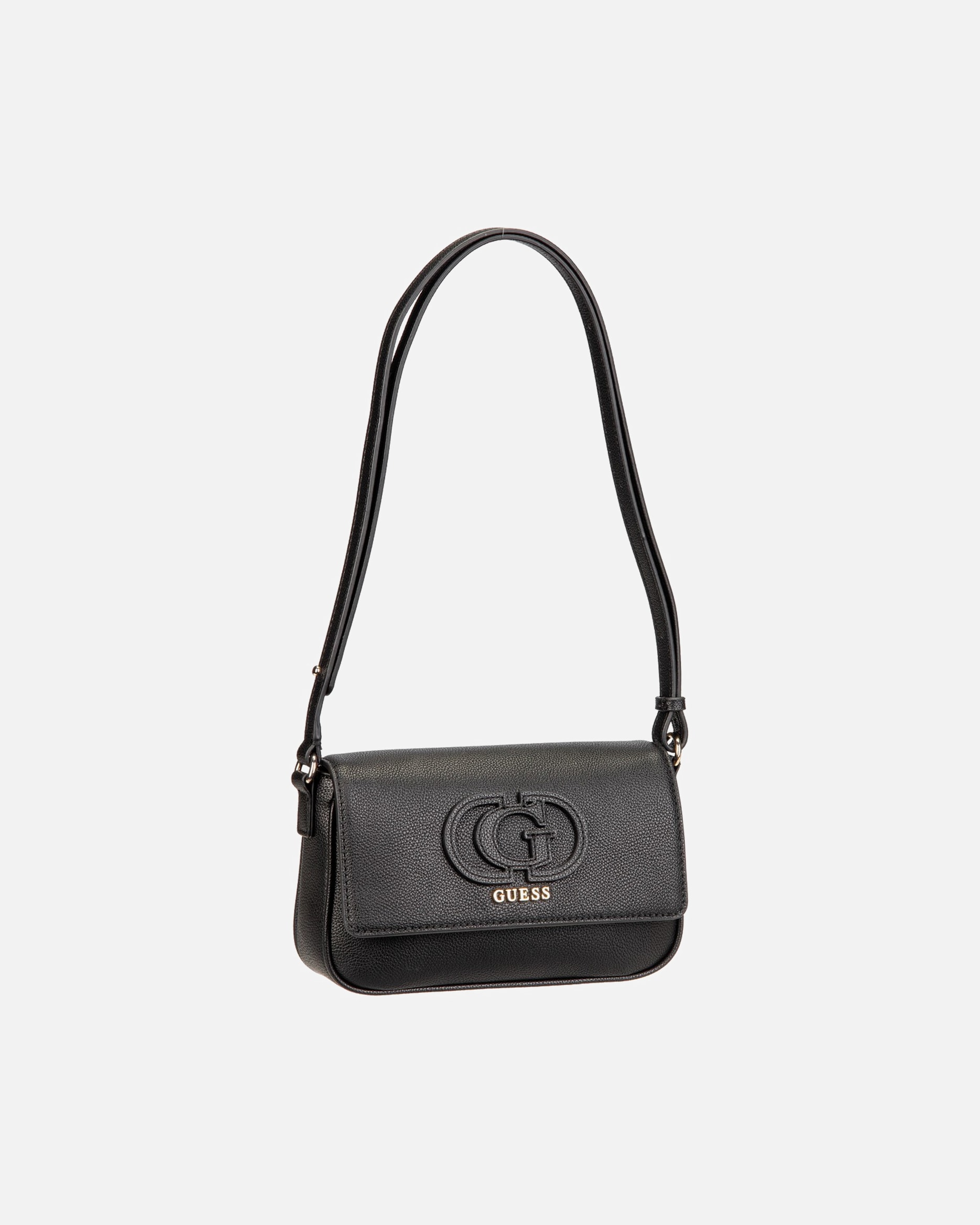 Rucksack für Weiblich GUESS Bodybag Isola Convertible Xbody Flap Black