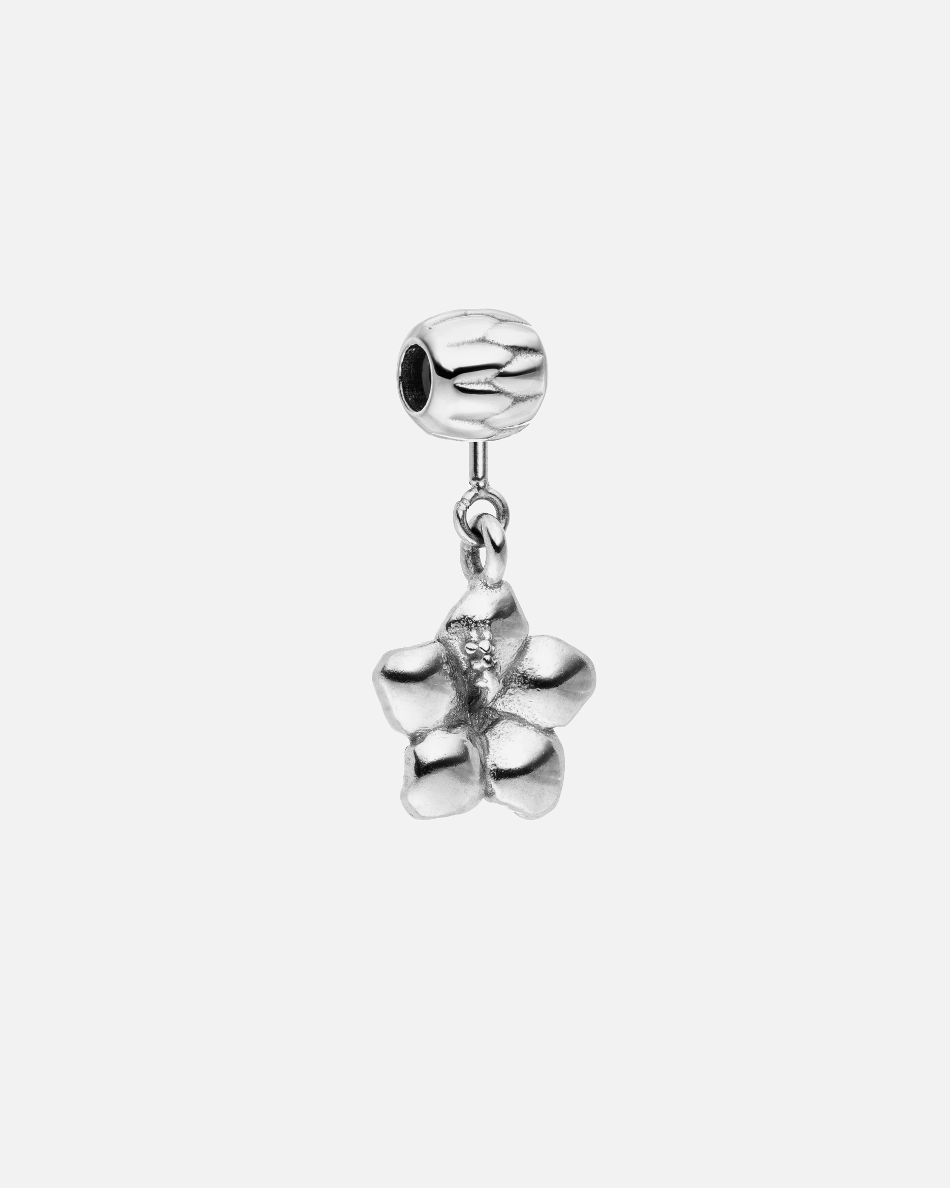 Schmuckanhänger für Unisex Purelei LEI Hibiscus Charm 100% Edelstahl Silber