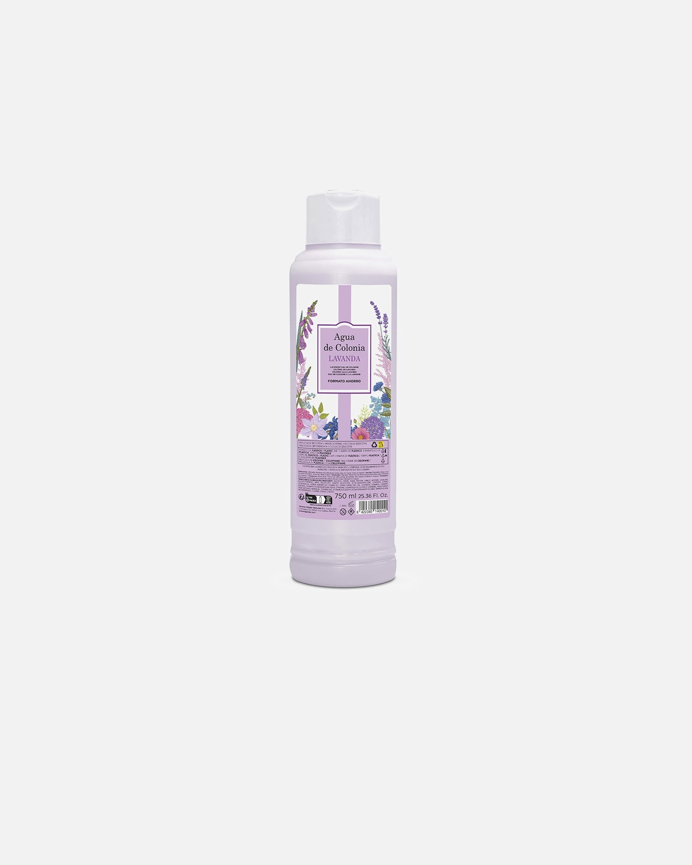 Eau de Cologne für Unisex Alvarez Gomez EAU DE COLOGNE Lavendel Edc-Flasche 750 ml