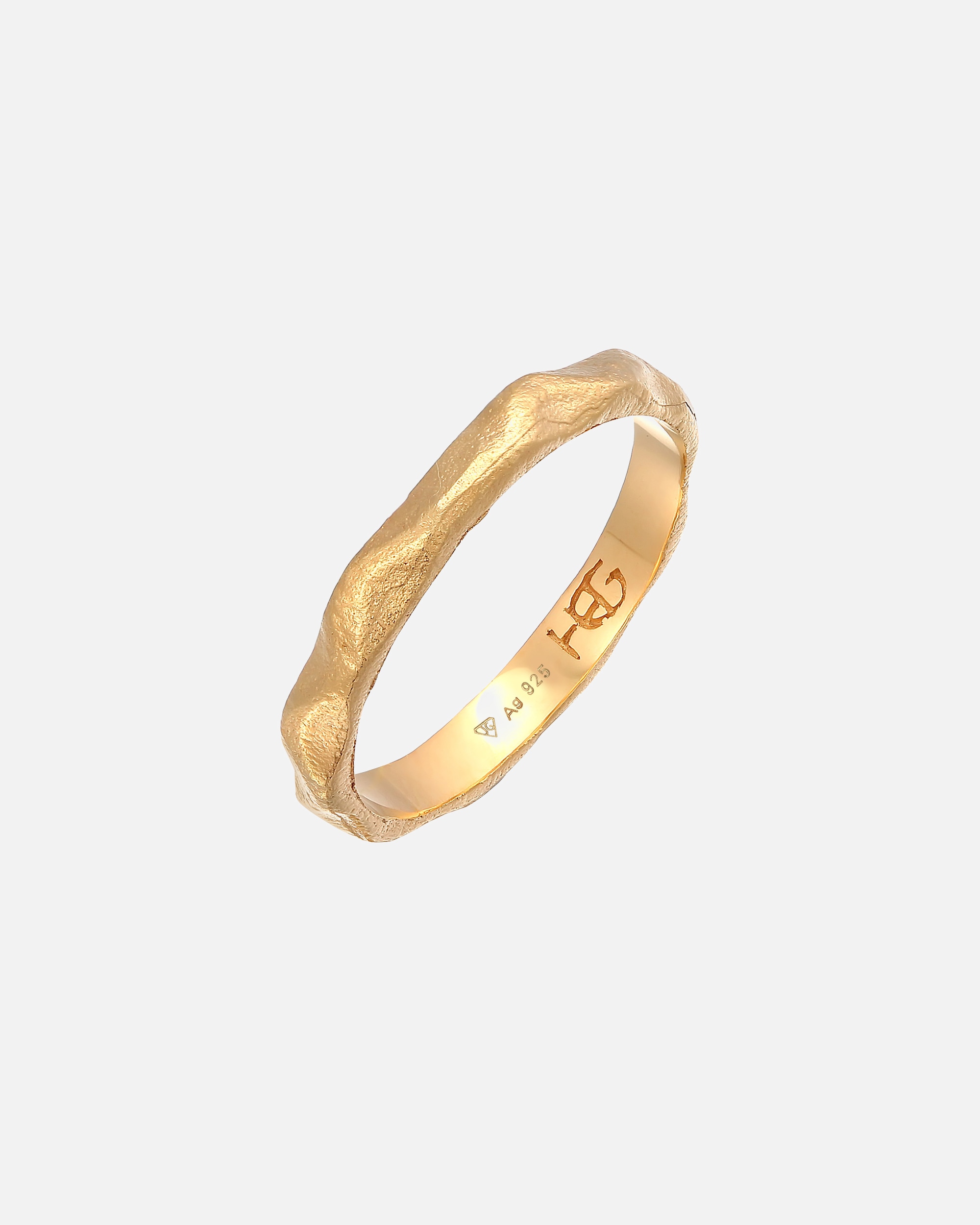 Ring für Männlich Haze & Glory Default Brand Line Basic Bandring - Babylon 925 Silber 64