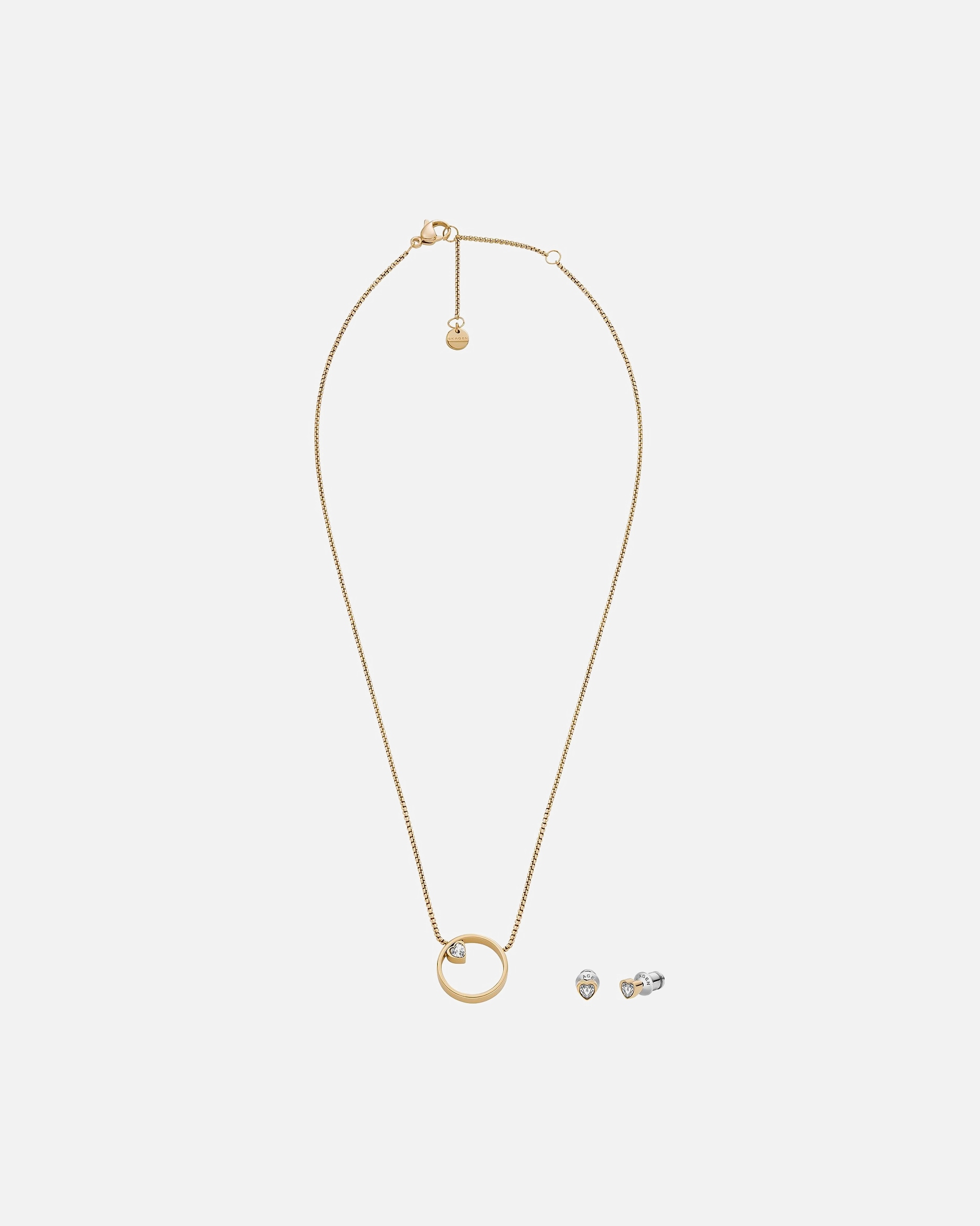 Schmuckset für Weiblich Skagen Schmuck-Set Edelstahl 1 Stück