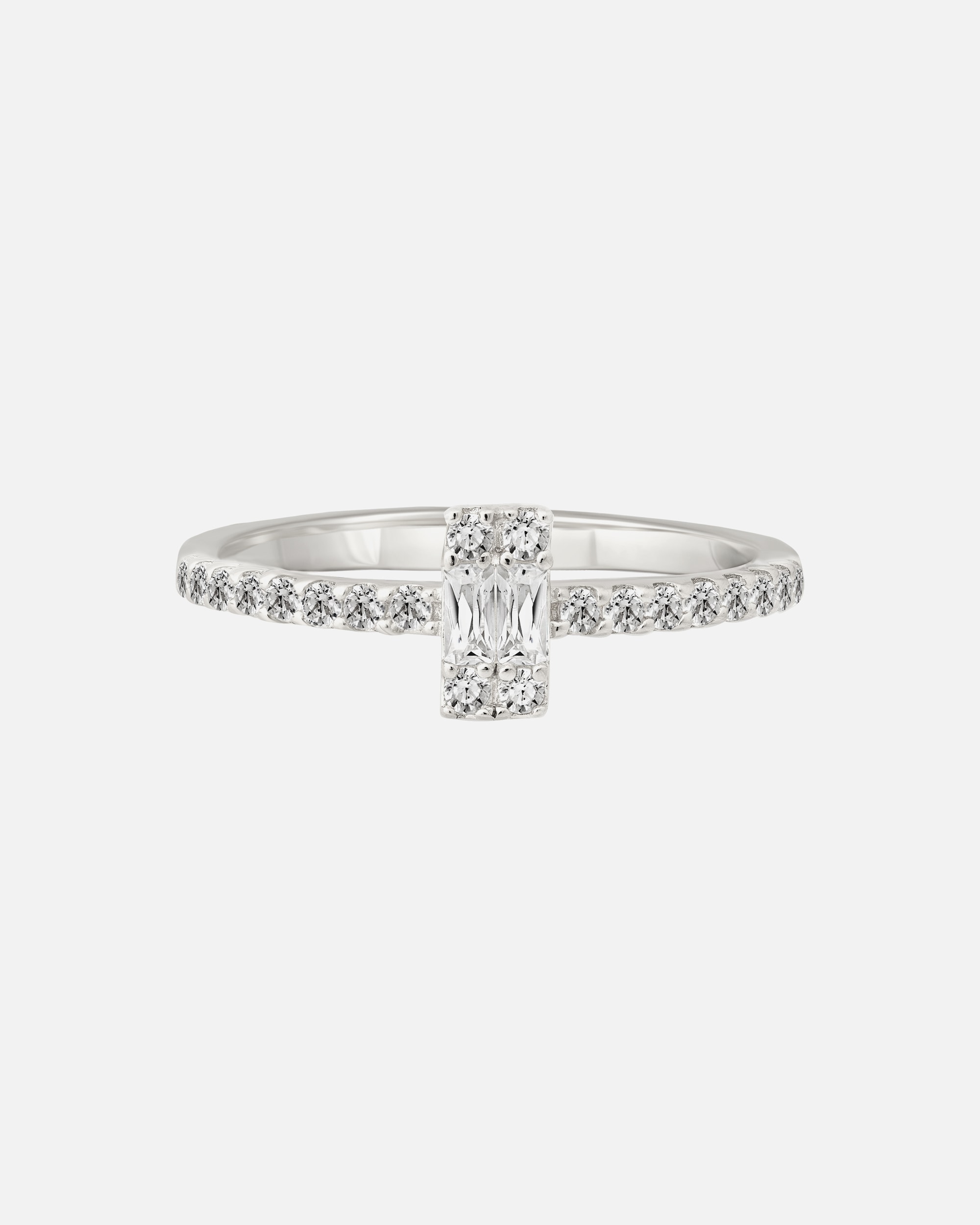 Ring für Weiblich caï Ring 925/- Sterling Silber Zirkonia 048 (15,3)