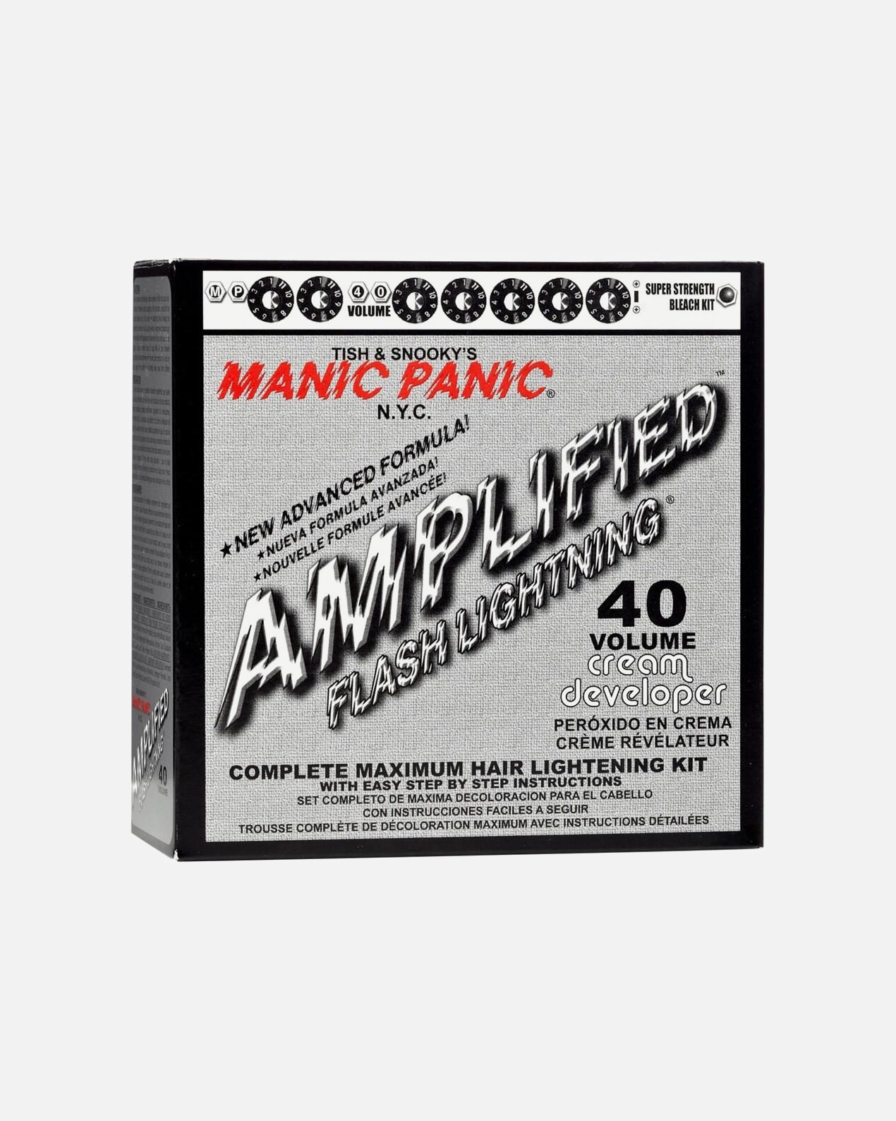 Aufhellung & Blondierung für Unisex Manic Panic Flash Lightning Bleach Kit 40 Volume 1 Stück