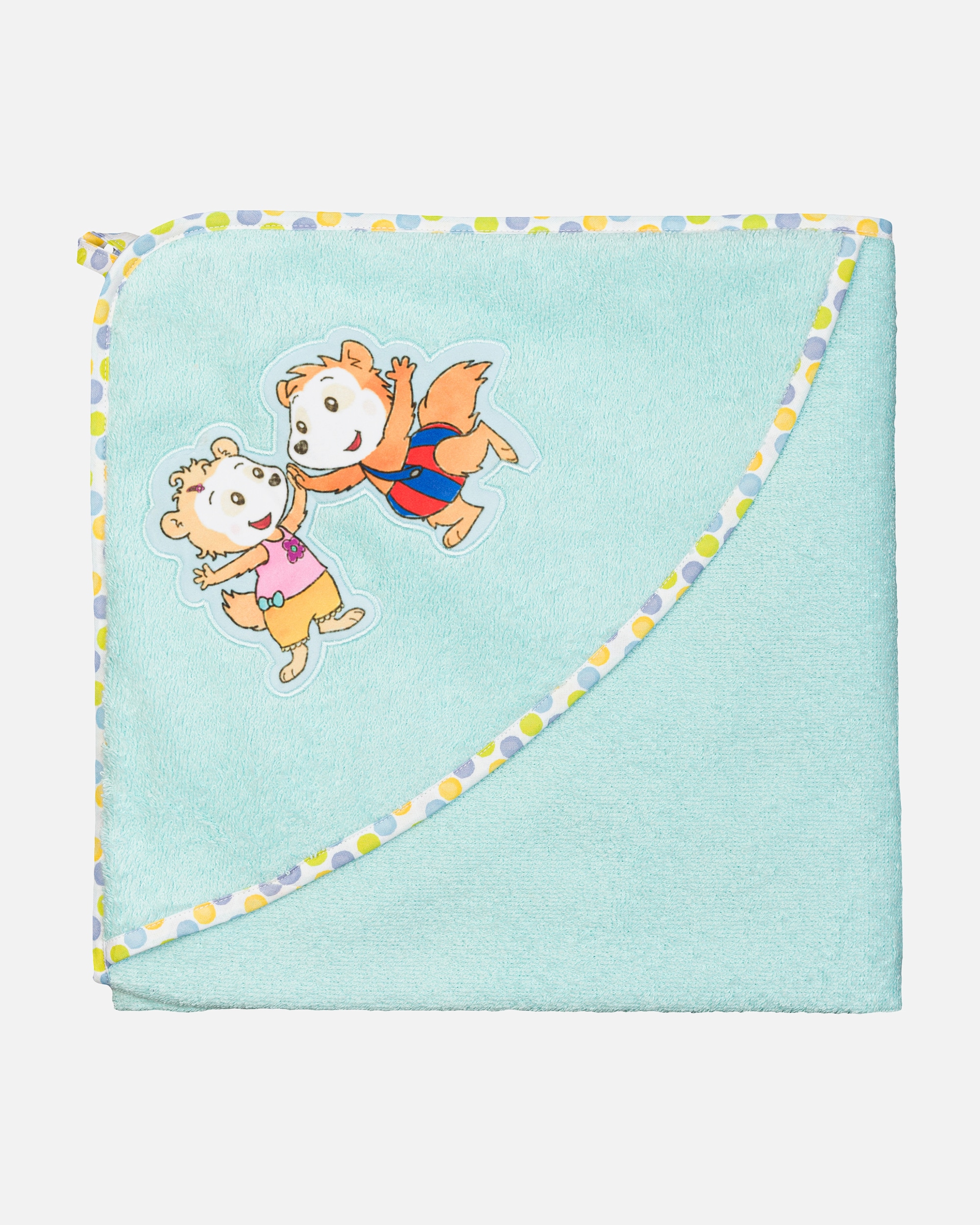 Handtuch für Unisex Smithy Smithy Kapuzentücher Bobo Siebenschläfer türkis 1 Stück