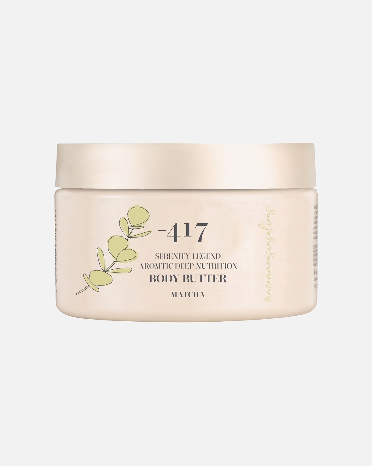 Körperbutter für Unisex -417 Aromatic Deep Nutrition Body Butter Matcha