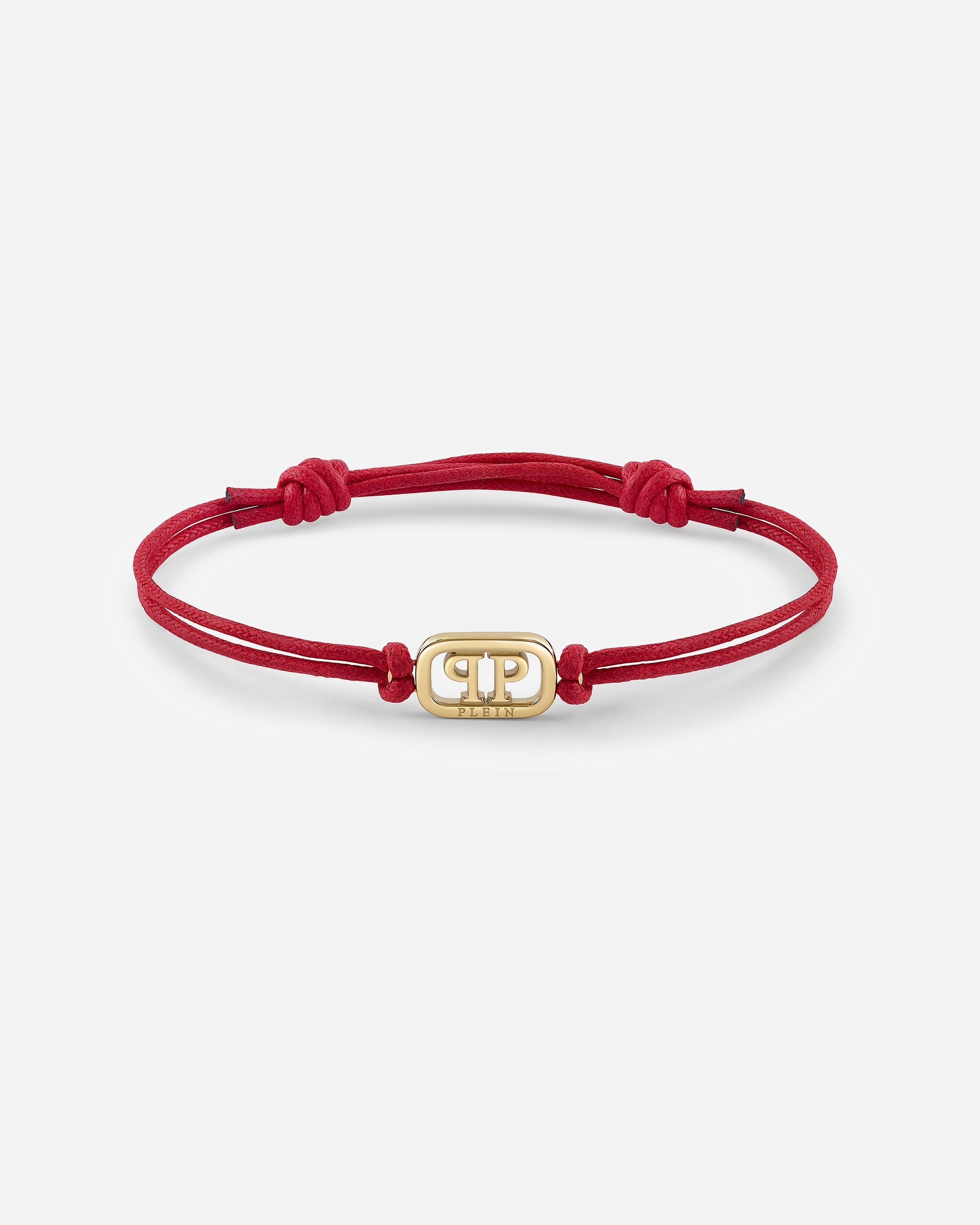 Armband für Weiblich PHILIPP PLEIN Armband Edelstahl, Baumwolle rot