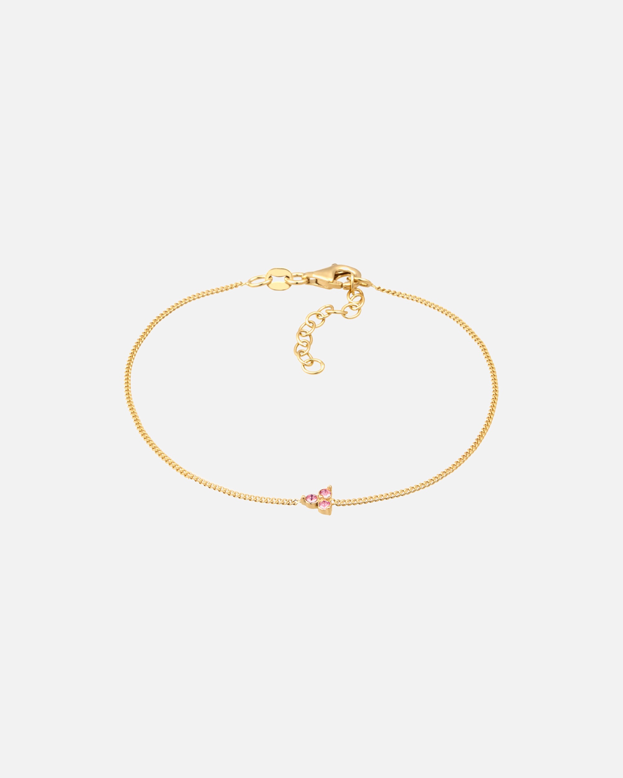 Armband für Weiblich Elli Rose Dreieck 925 Sterling Silber, mit Kristallen von Swarovski® Gold