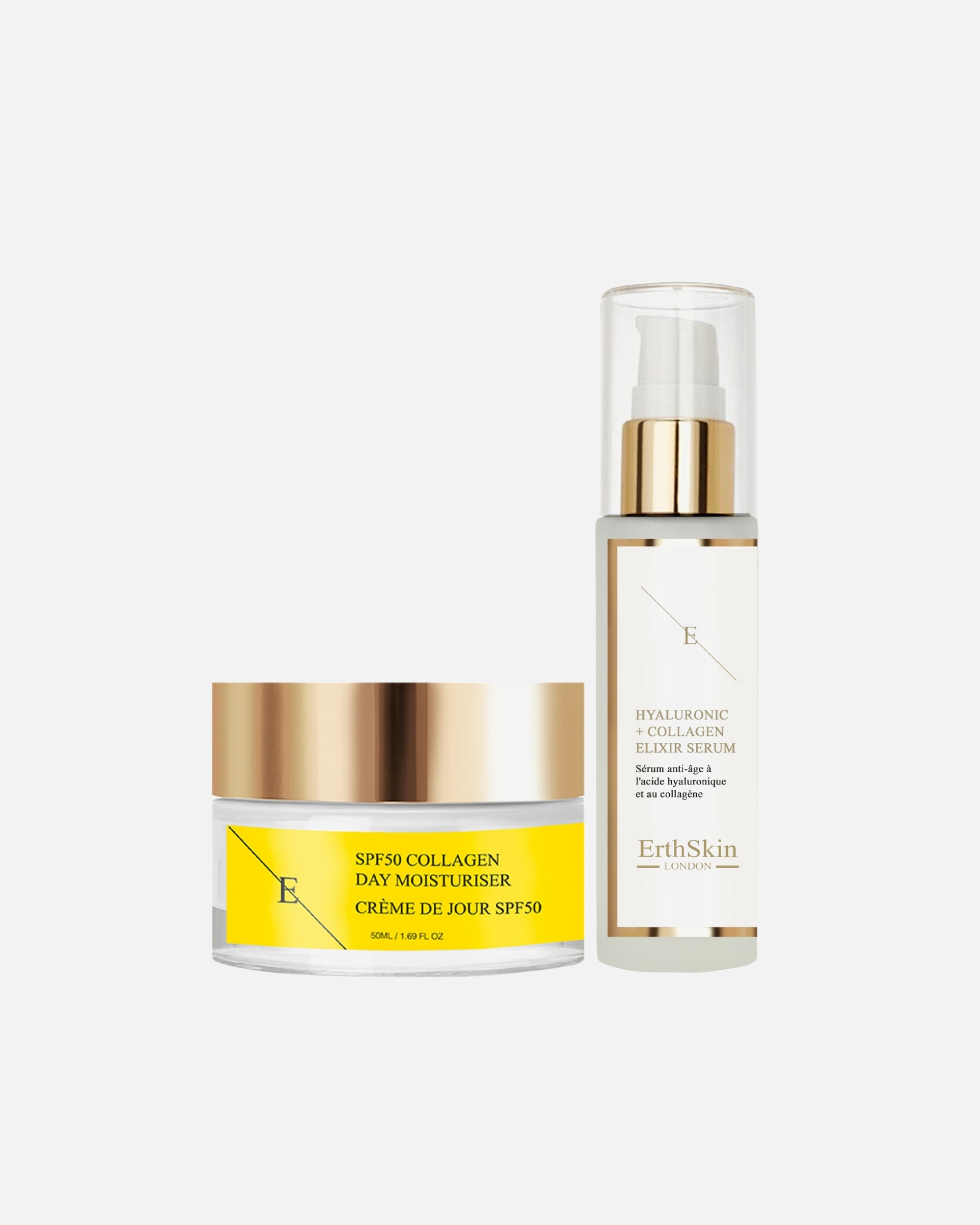 Gesichtspflegeset für Weiblich ErthSkin London Collagen Shield Day Duo 1 Stück