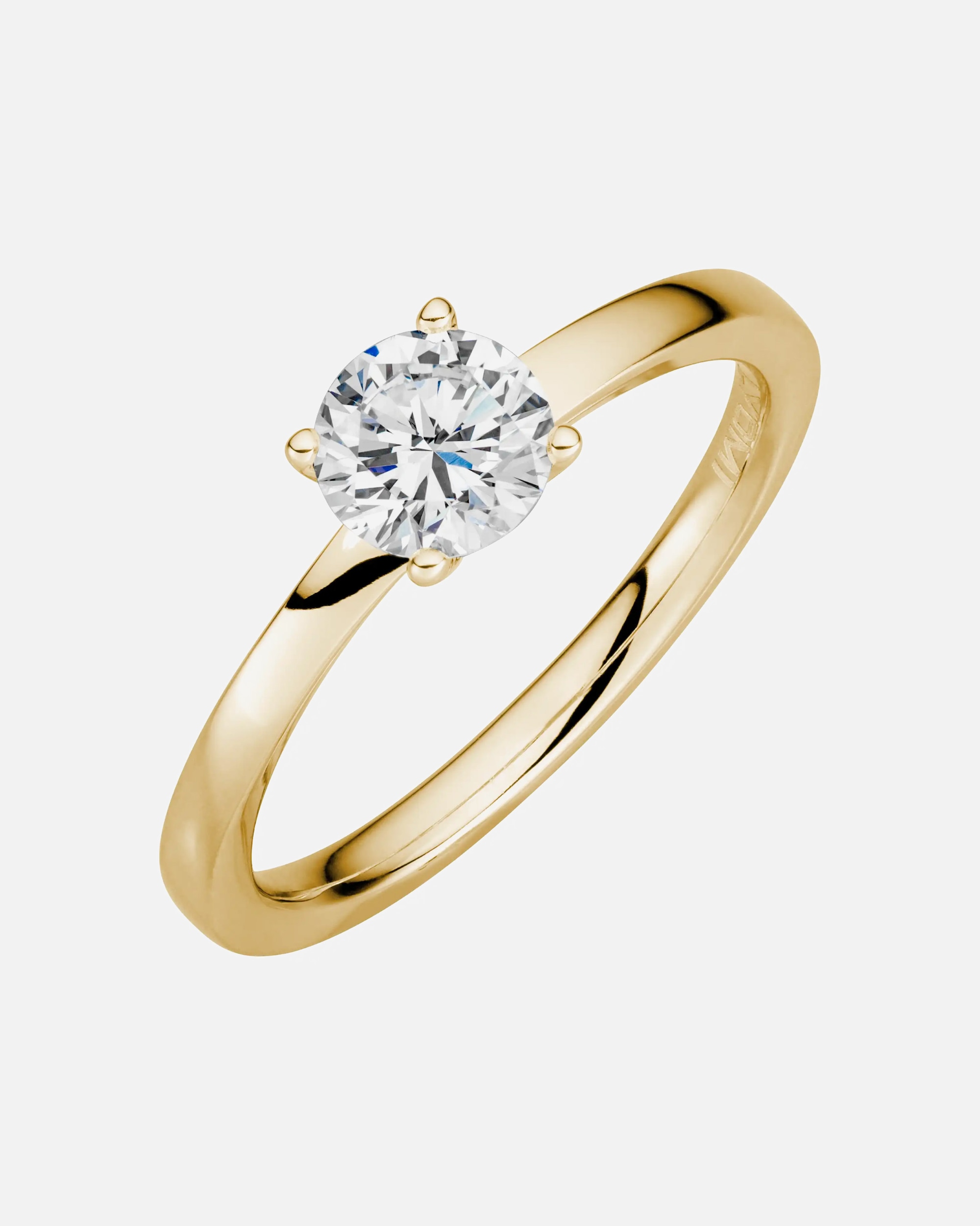 Ring für Weiblich Lyomi Default Brand Line Ring 585/- Gold Diamant Lab Grown weiß 0,75ct. 060 (19,1)