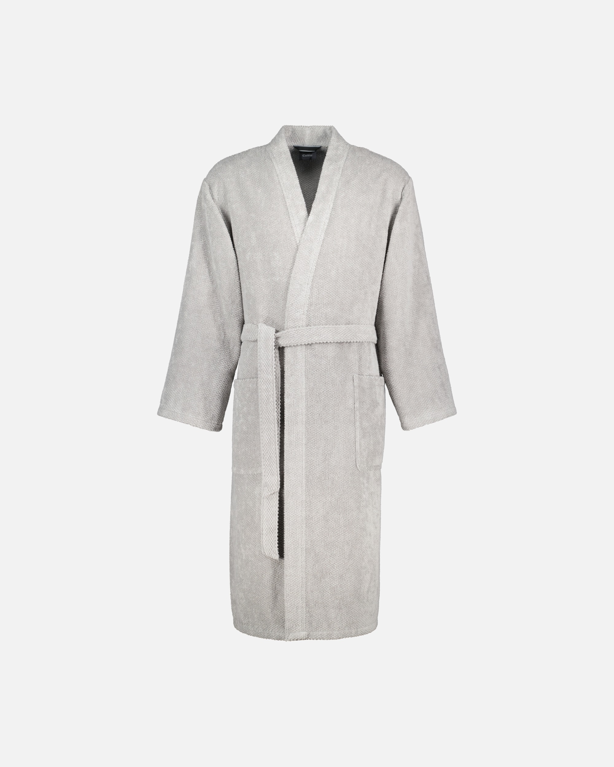Bademantel für Männlich Cawö Cawö Bademäntel Herren Kimono Pure 5622 stein - 727 1 Stück