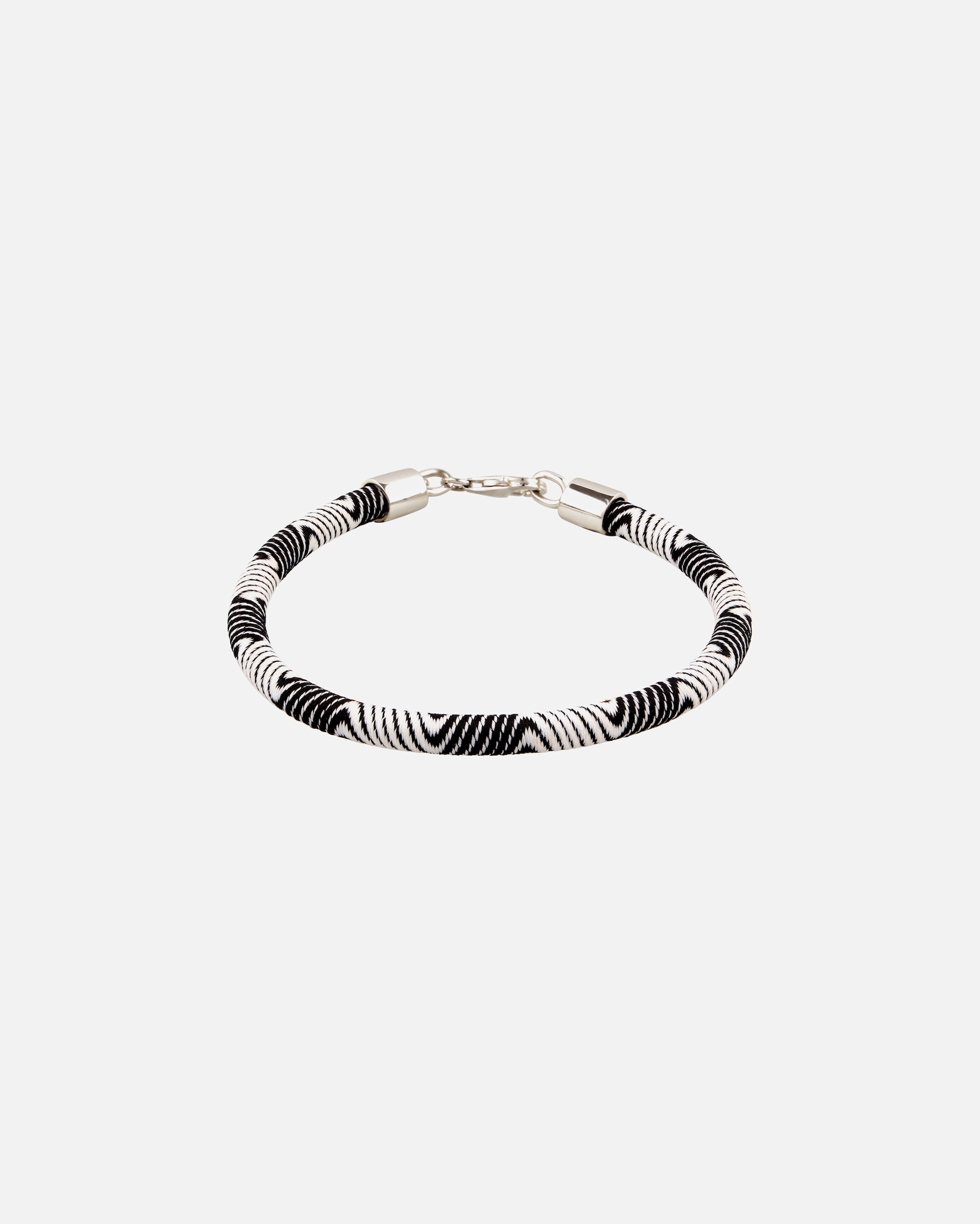 Armband für Männlich KUZZOI Nylon Segeltau Maritim 925 Sterling Silber 19