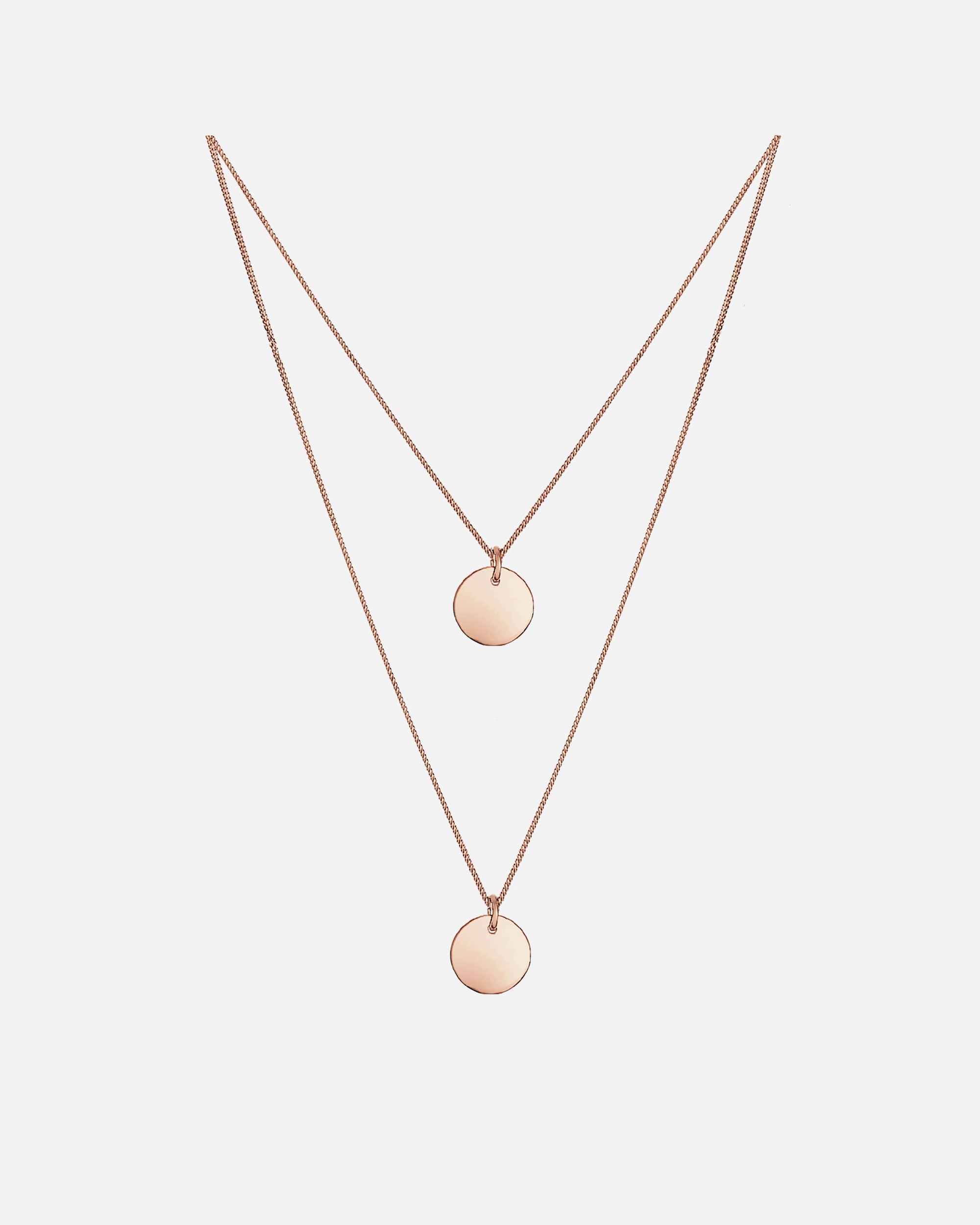 Halskette für Weiblich Elli Trend Layering Kreis Geo 925 Sterling Silber 1 Stück