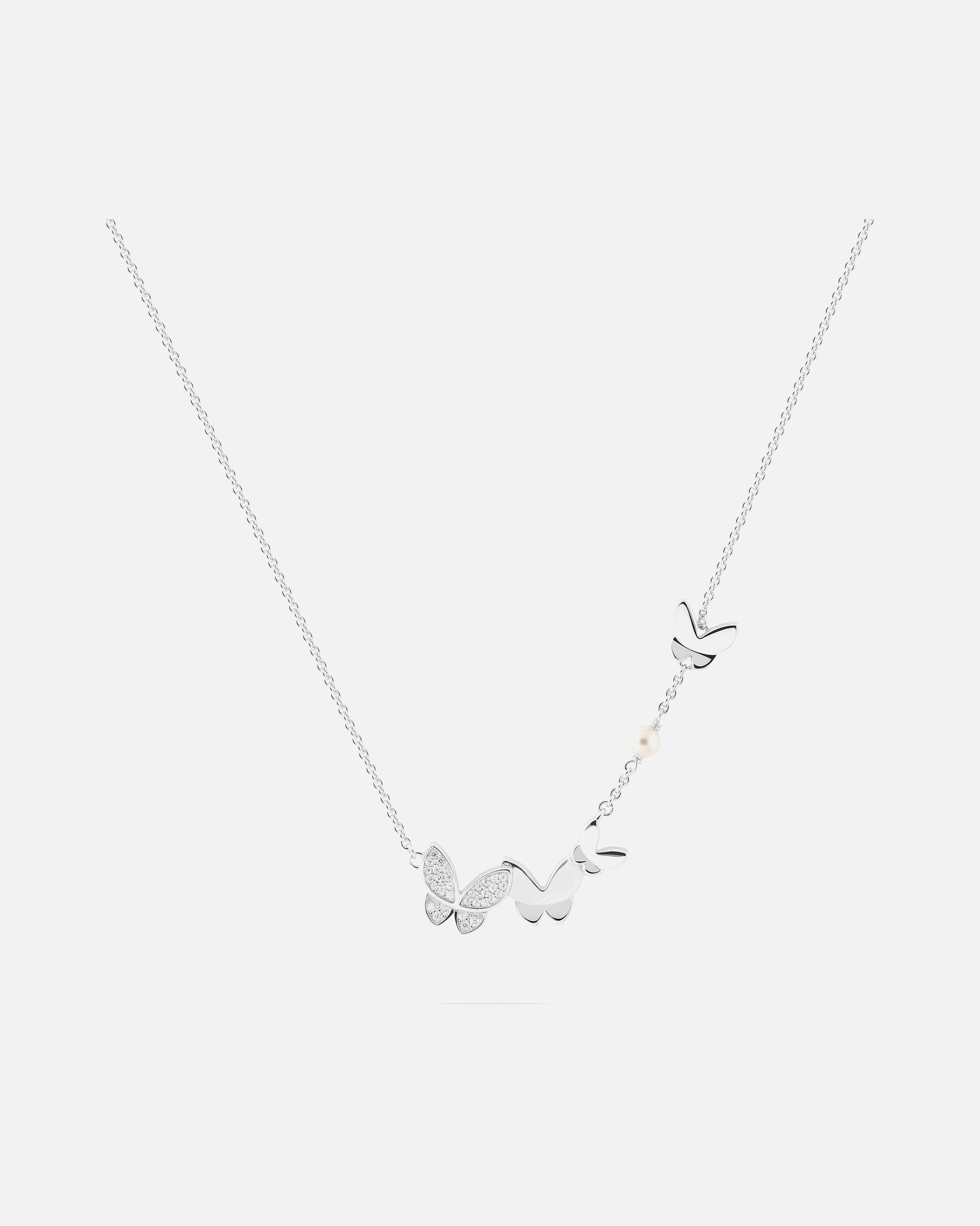 Halskette für Weiblich Jette Kette 925er Silber, recycelt One Size