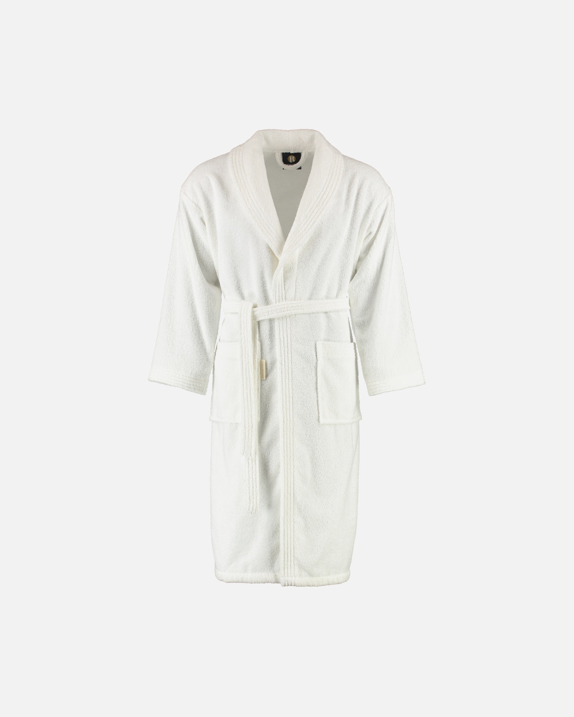 Bademantel für Unisex Rhomtuft Rhomtuft Bademäntel unisex Schalkragen Sir & Lady weiss - 01 S