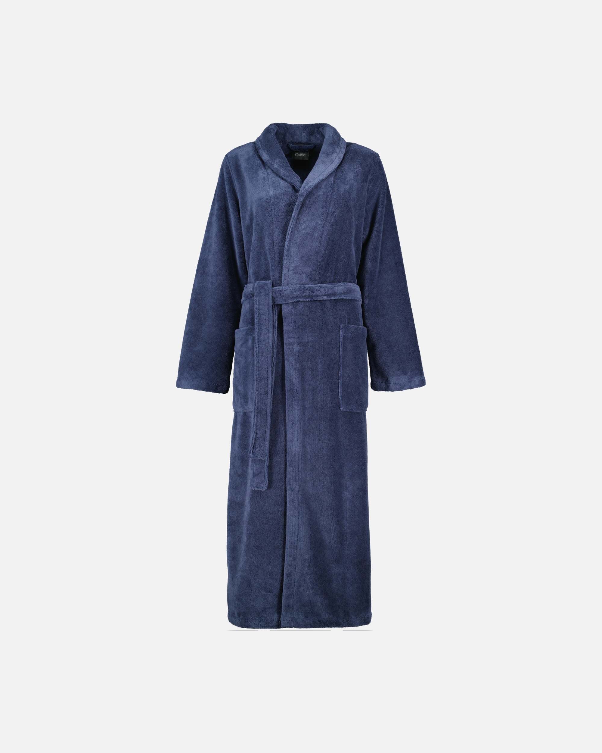 Bademantel für Unisex Cawö Cawö Bademäntel Damen Schalkragen 806 sea - 10 1 Stück