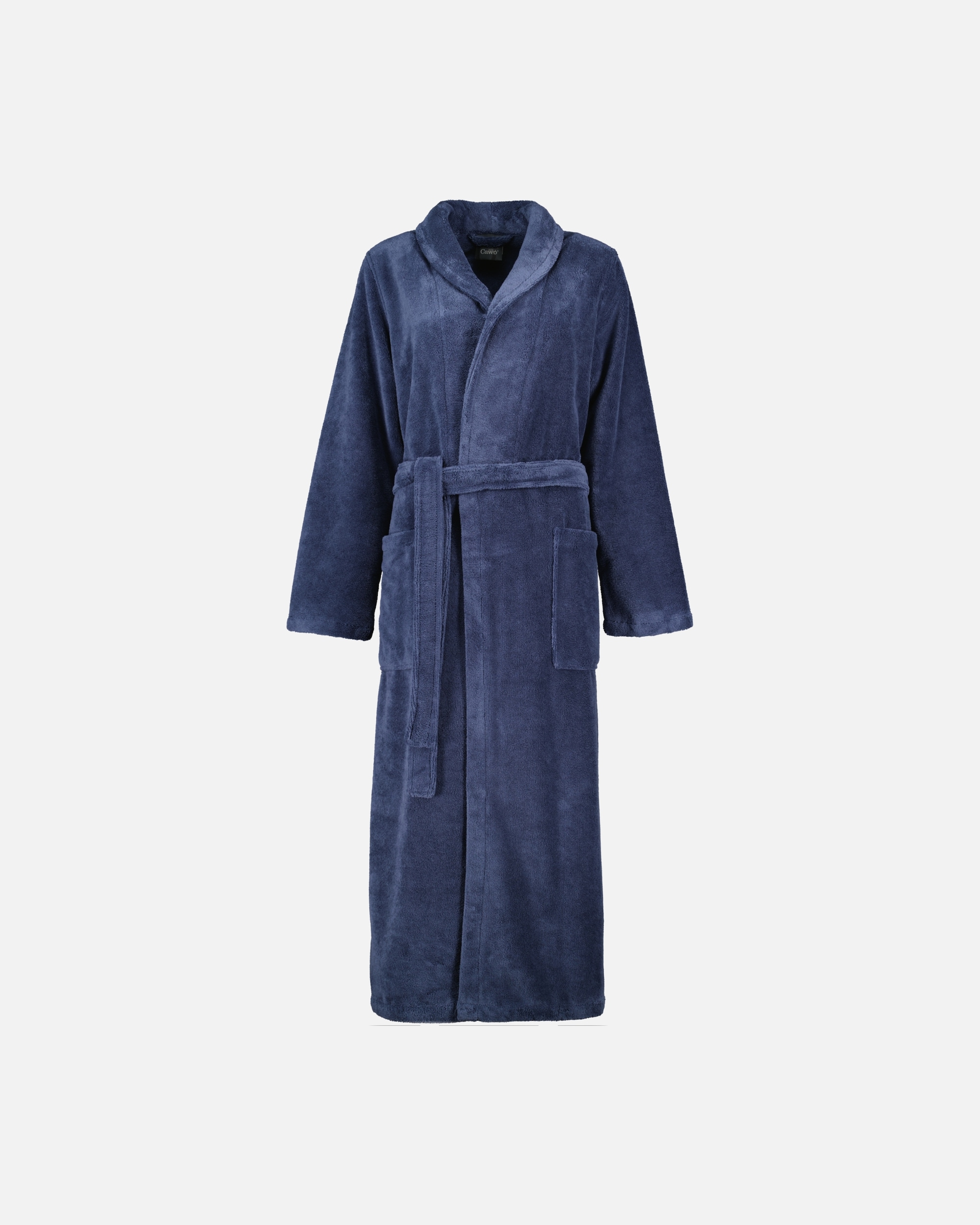 Bademantel für Unisex Cawö Cawö Bademäntel Damen Schalkragen 806 sea - 10 1 Stück