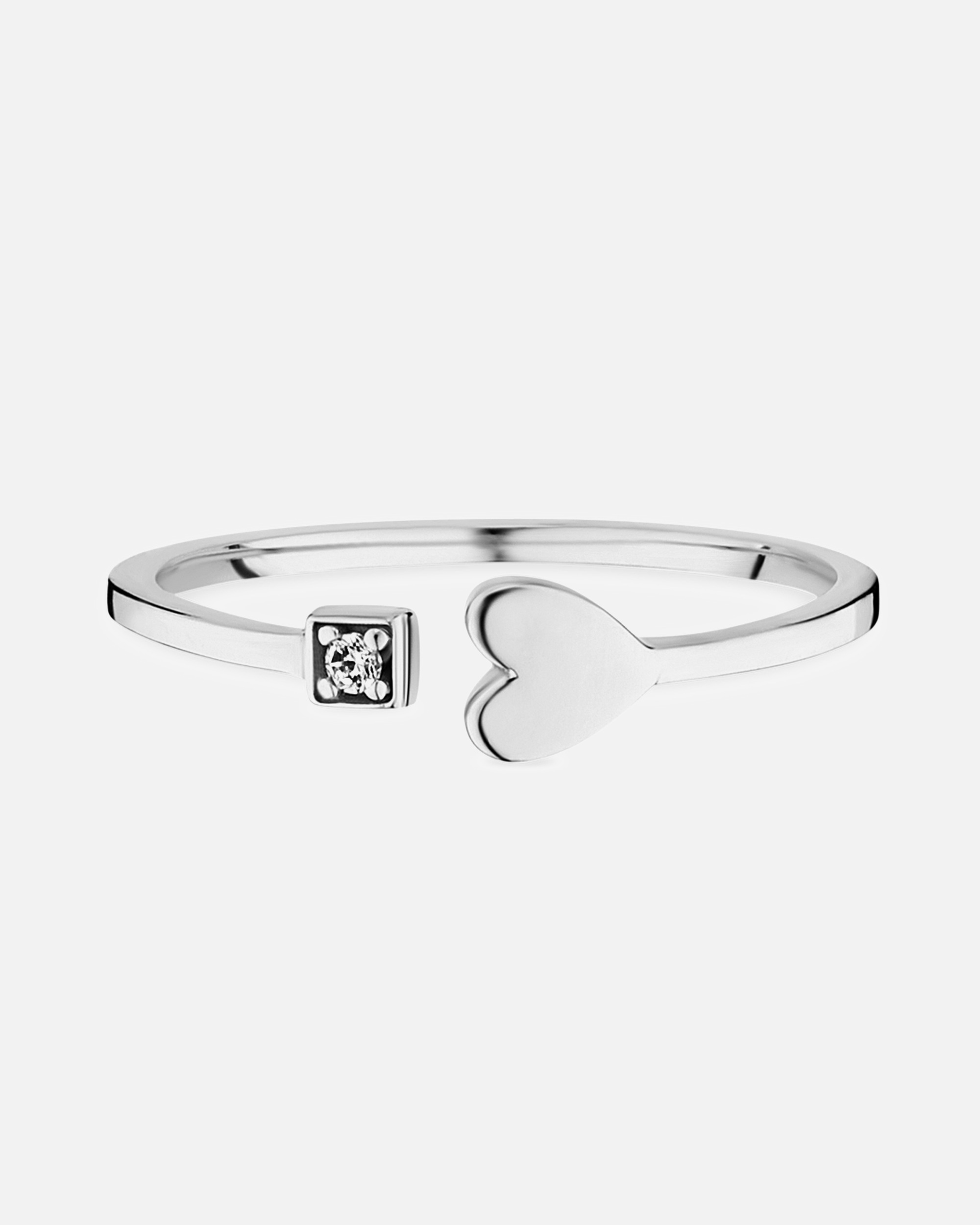 Ring für Weiblich caï Ring 925/- Sterling Silber Zirkonia weiß 050 (15,9)
