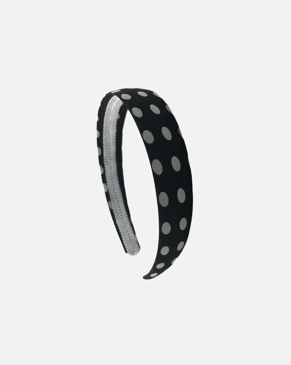 Haarreif für Weiblich SOHO SOHO Haarreif mit Punkten Schwarz SOHO Haarreif mit Punkten Schwarz