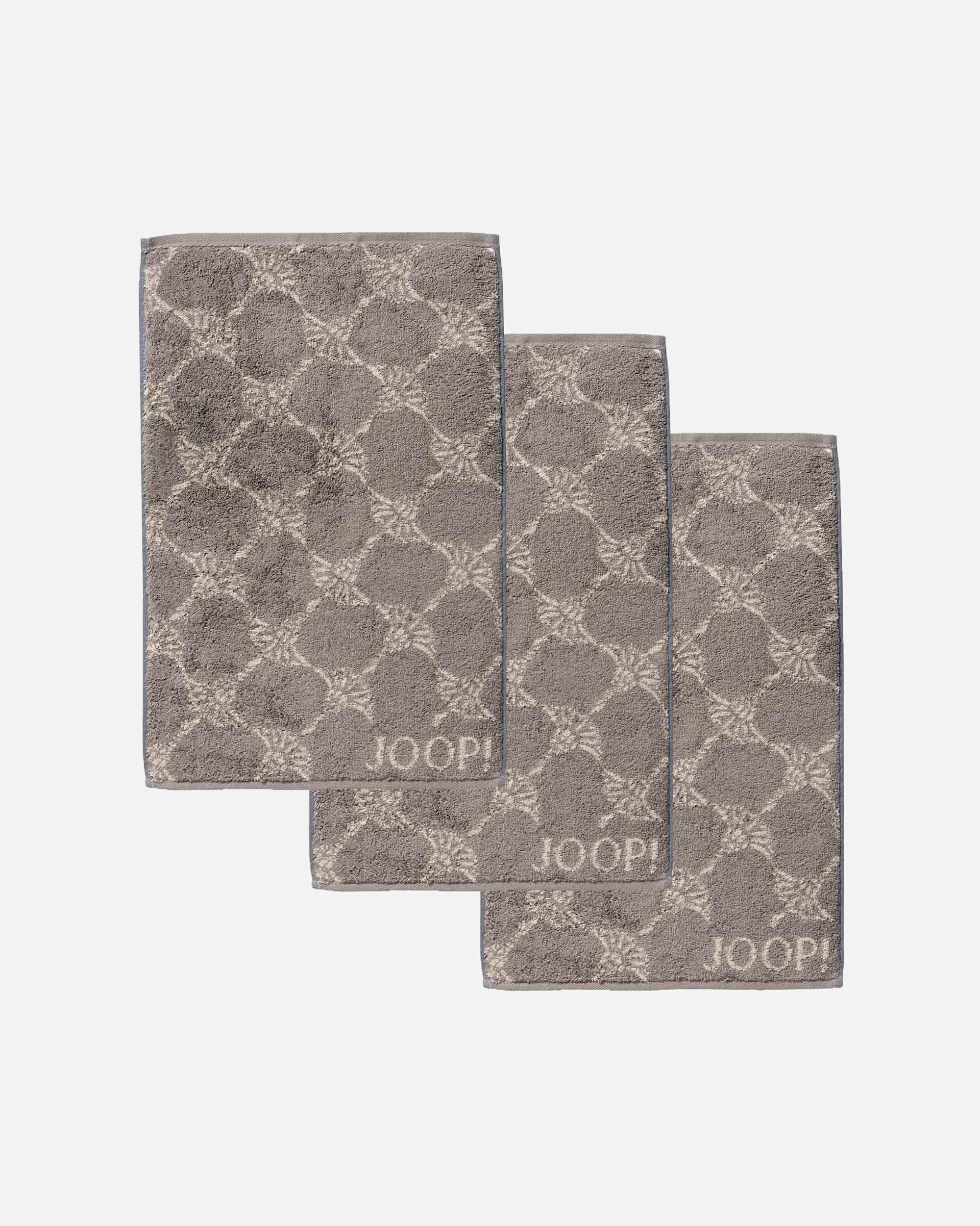 Handtuch für Unisex JOOP! Gästetuch 'Classic Frottier' Baumwolle Braun Cornflower