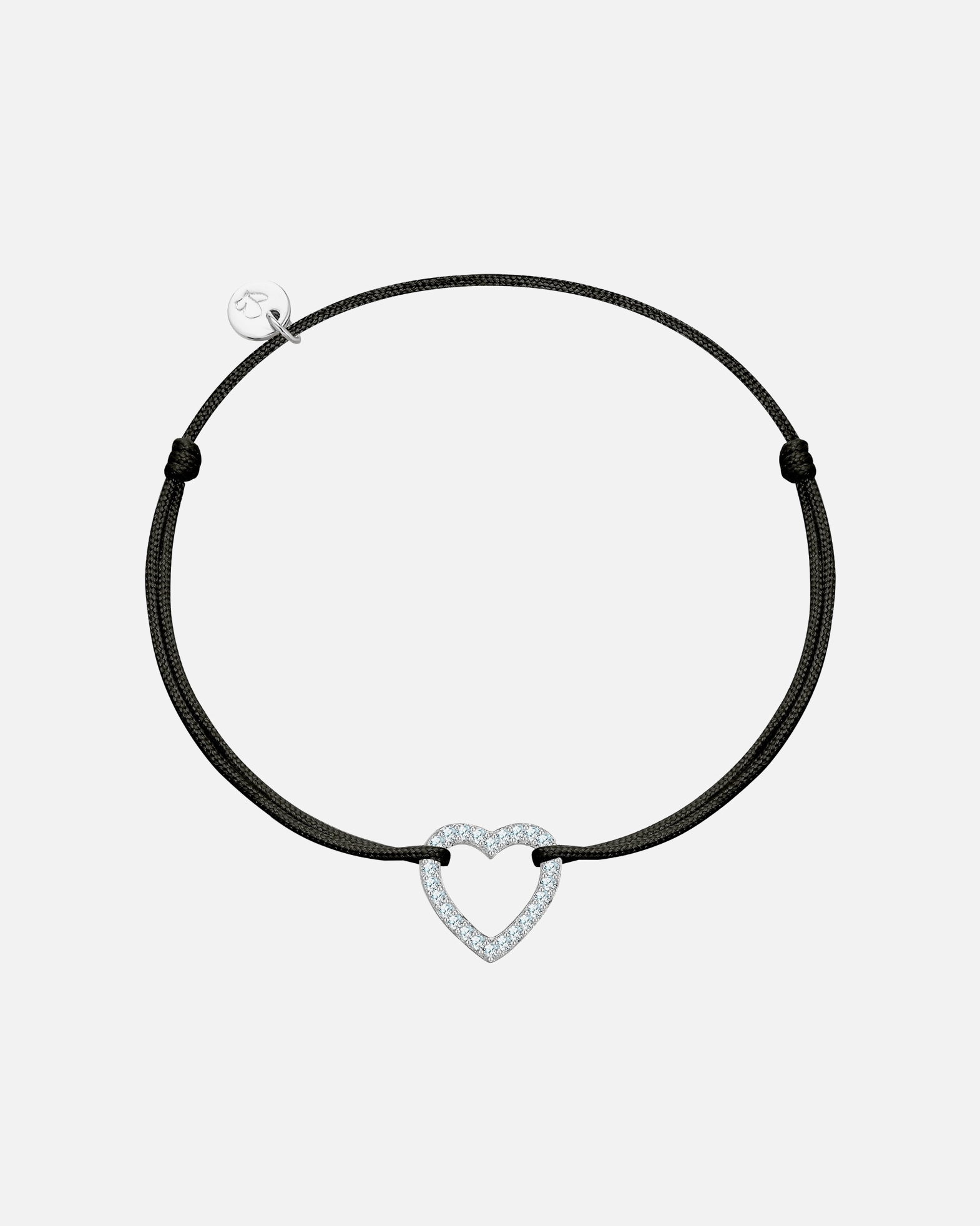 Armband für Weiblich Glanzstücke München Armband Herz aus Sterling Silber in silber mit Zirkonia 15,0 - 22,0 cm, flexibel einstellbar