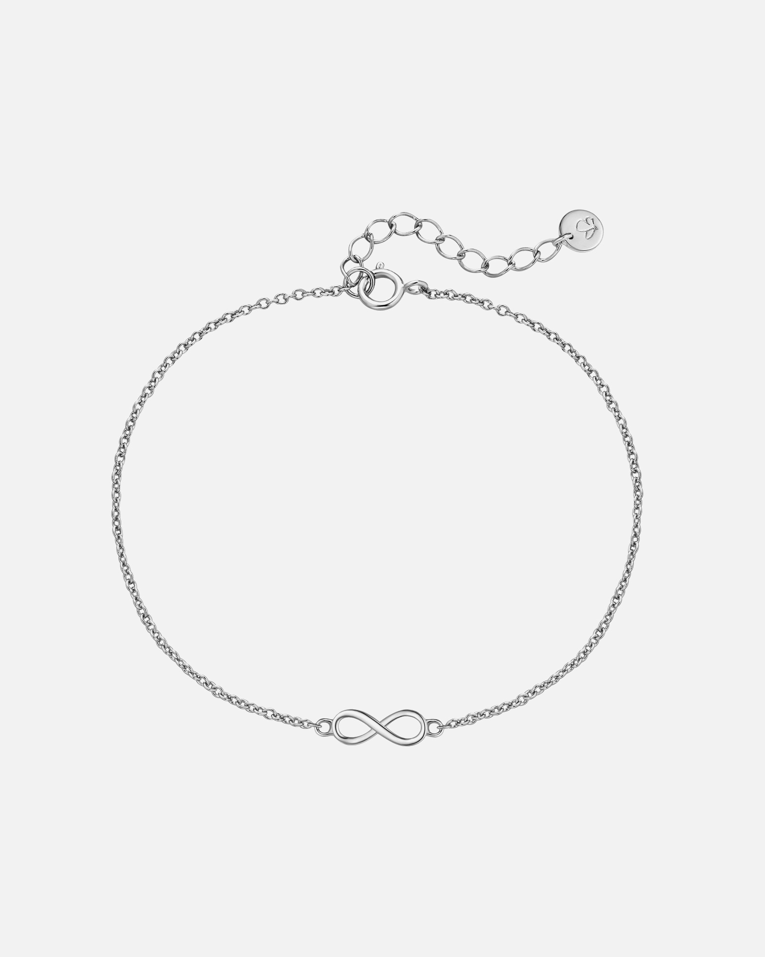Armband für Weiblich Glanzstücke München Armband Infinity aus Sterling Silber in silber 17,0 cm Basislänge + 3,0 cm Verlängerung