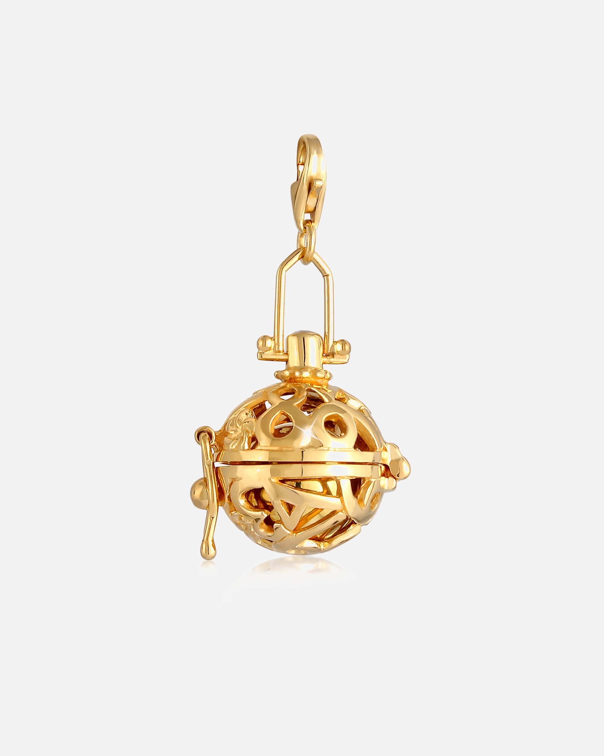 Schmuckanhänger für Weiblich Nenalina Klangkugel Ornament Zirkonia 925 Silber 1 Stück