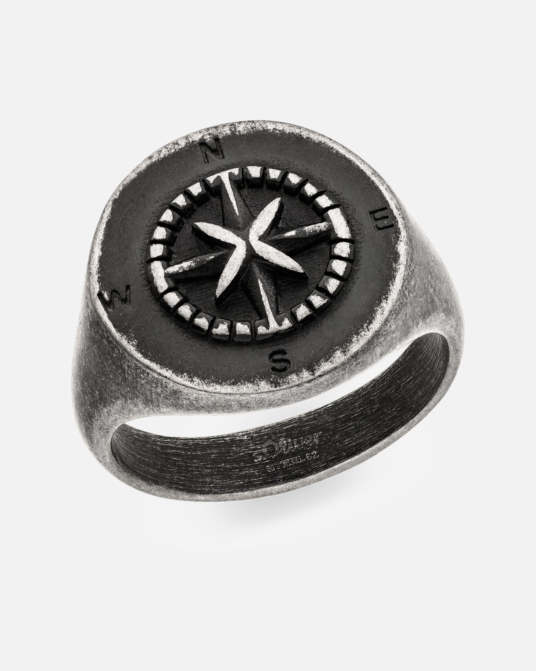 Ring für Männlich s.Oliver Herrenring Edelstahl 66