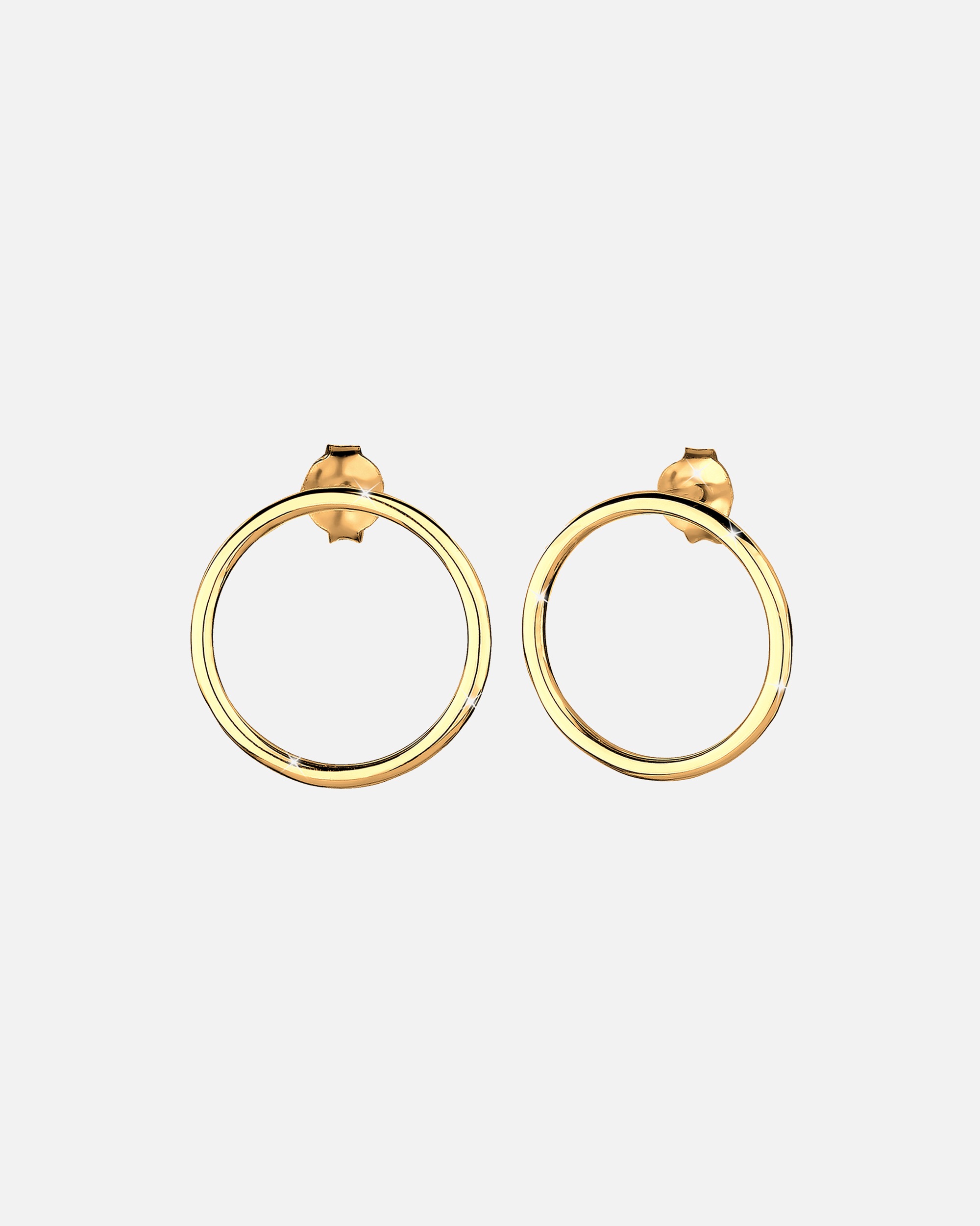 Ohrringe für Weiblich Elli Basic Kreis Geo Trend 925 Sterling Silber 1 Stück