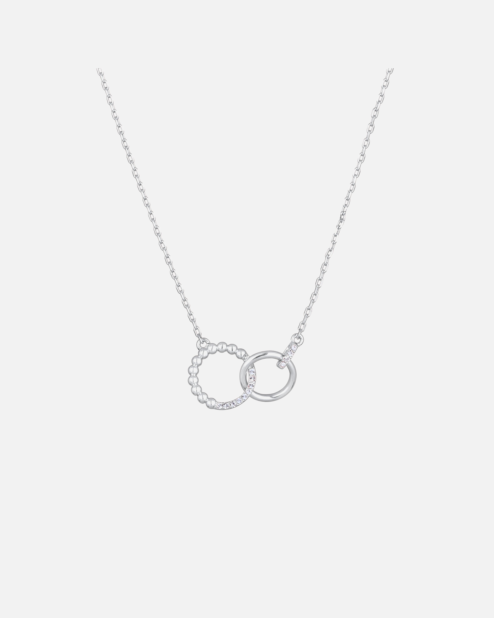 Halskette für Weiblich Elli Ringe Verschlungen Kristalle 1 Stück