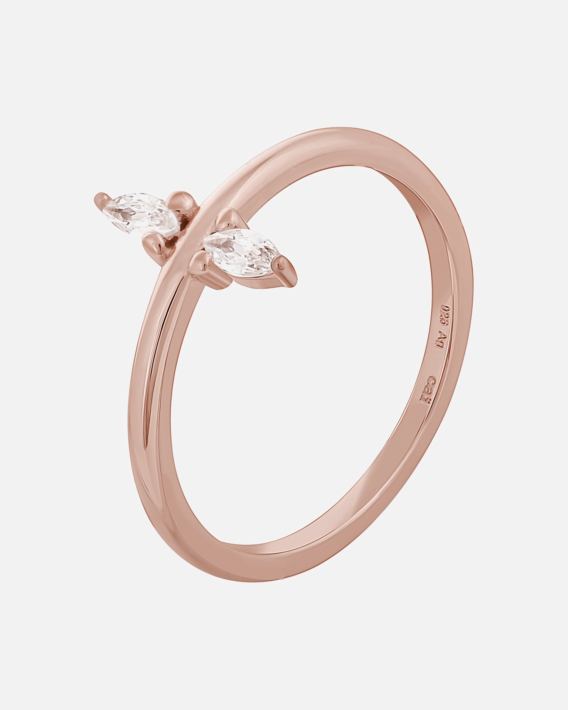 Ring für Weiblich caï Damenring 925er Silber 56