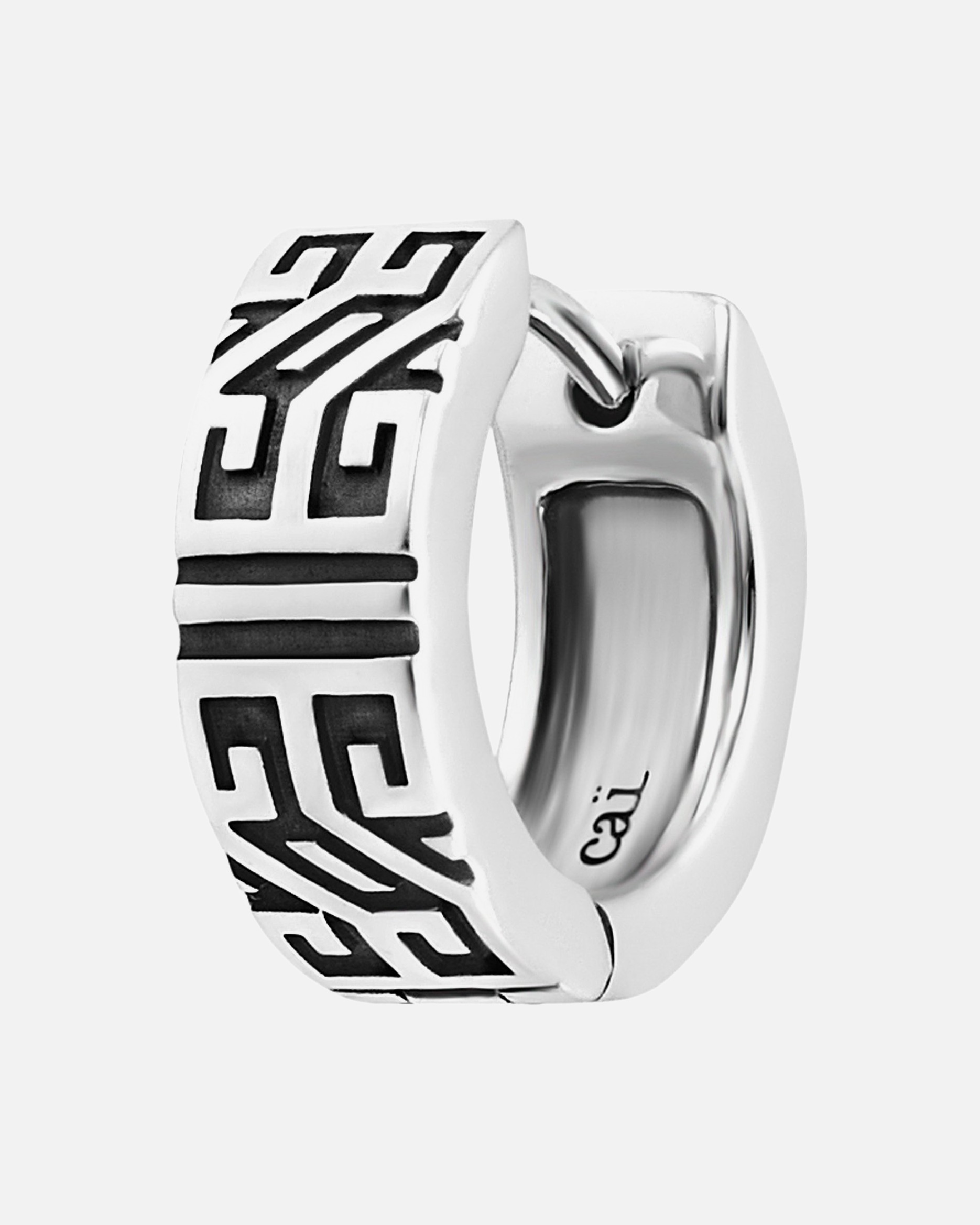 Ohrringe für Männlich caï Einzelner Ohrschmuck 925er Silber 1 Stück