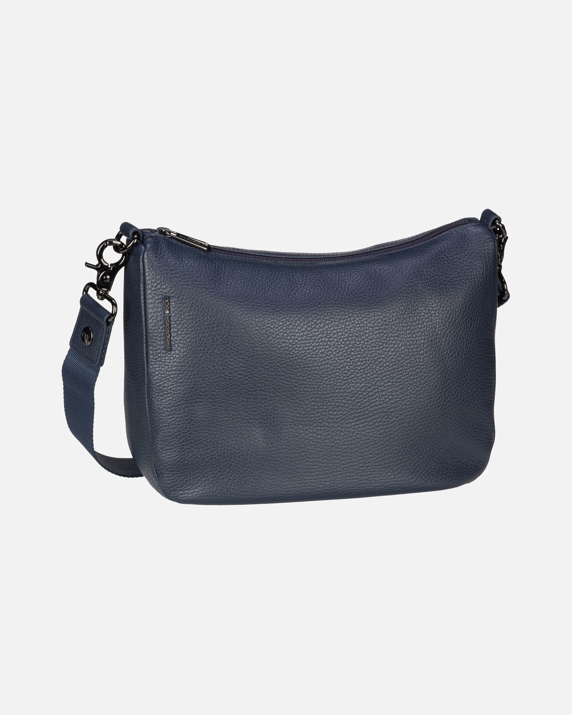 Umhängetasche für Weiblich Mandarina Duck Beuteltasche Mellow Leather Hobo FZT79 Dress Blue