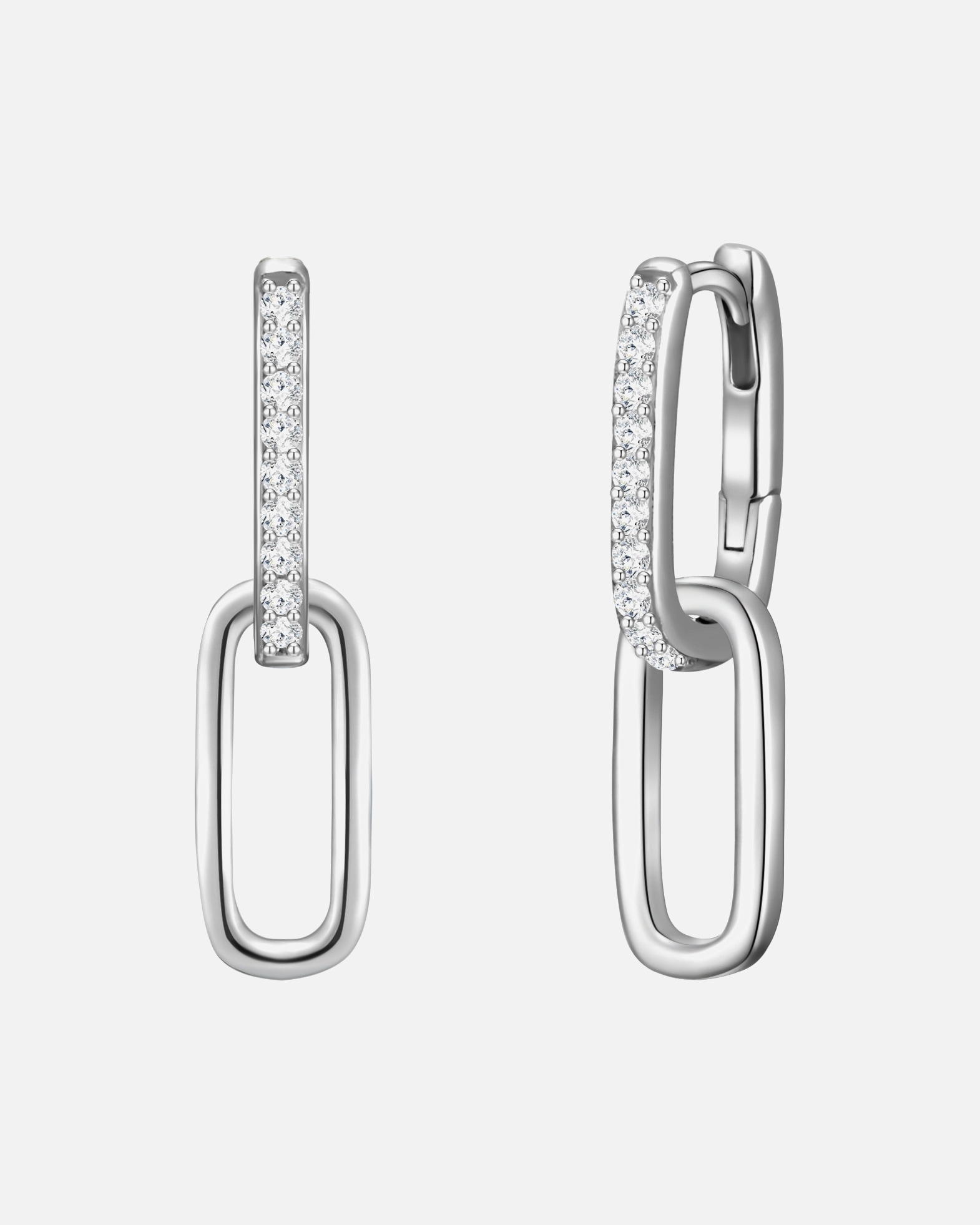 Creolen für Weiblich Glanzstücke München Creolen aus Sterling Silber in silber mit Zirkonia 1 Stück