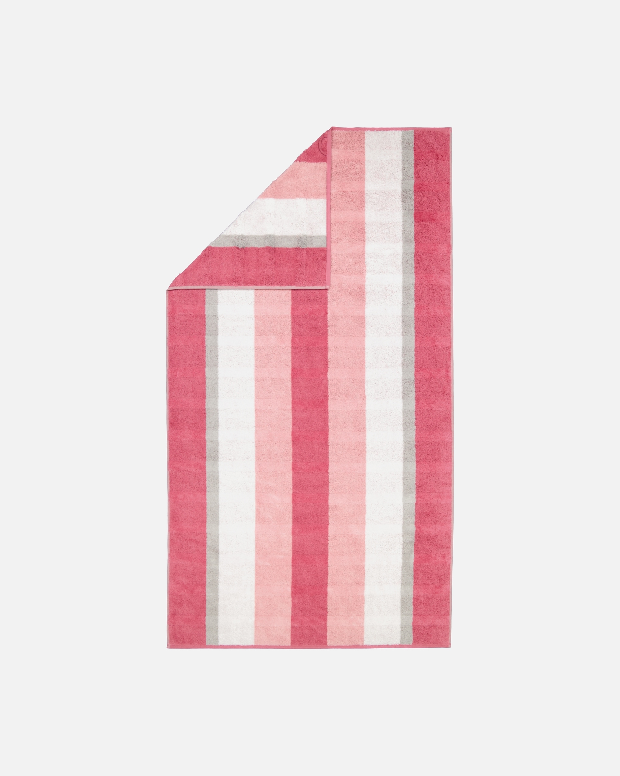 Handtuch für Unisex Cawö Cawö Handtücher Noblesse Stripe 1087 altrosa - 22 1 Stück