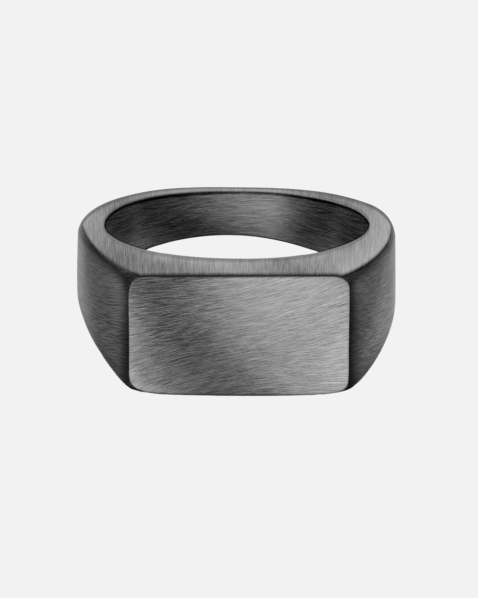 Ring für Männlich True Rebels Ring aus Edelstahl in gunmetal 70