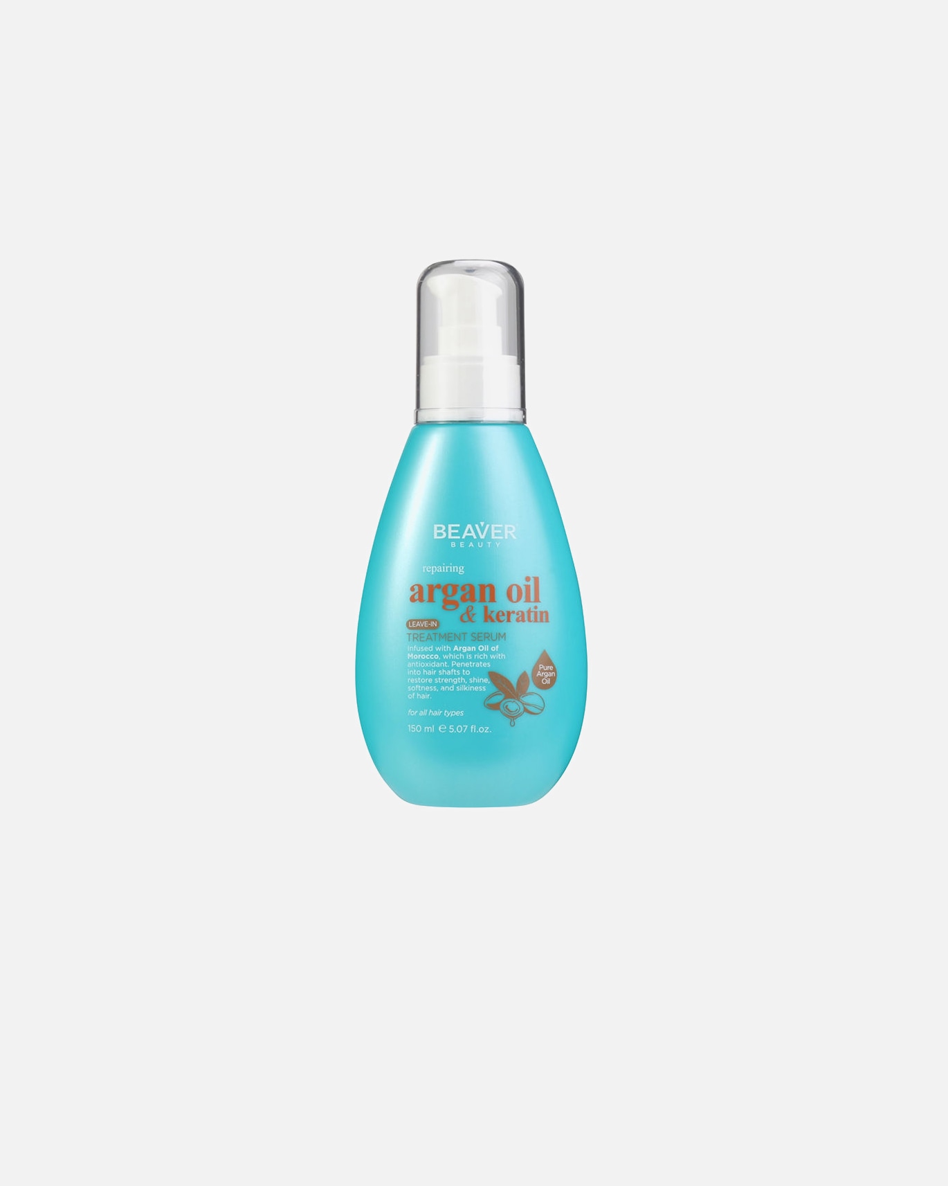 Haaröl für Unisex Beaver ARGANÖL &, KERATIN Leave-in Serum 250 ml