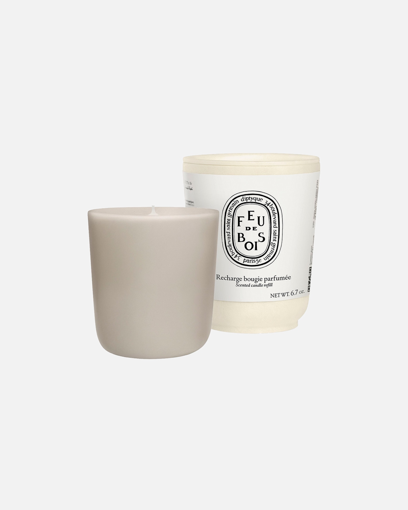 Kerze für Unisex Diptyque Feu de Bois Classic Candle Refill