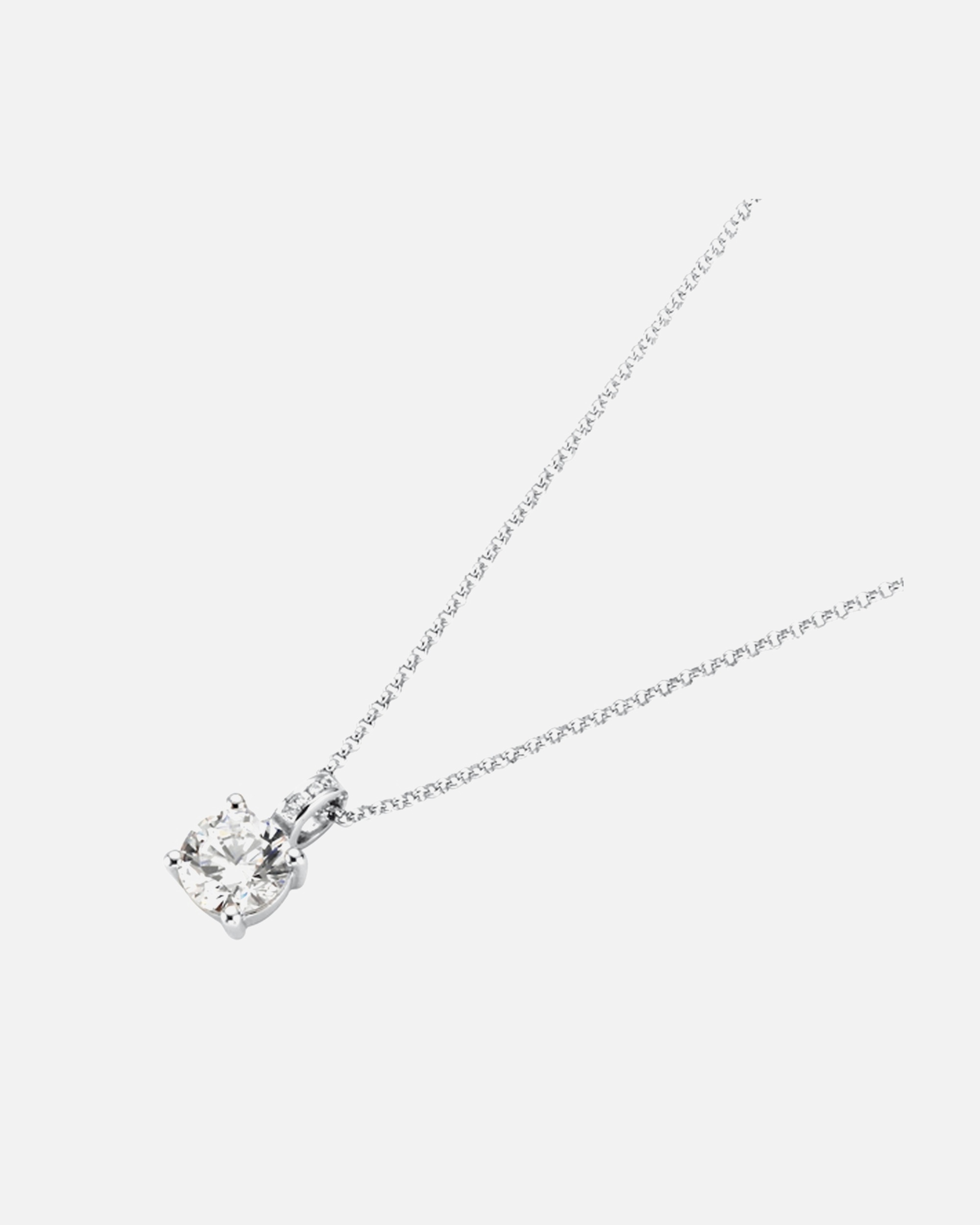 Halskette für Weiblich Giorgio Martello Milano Kette Anhänger Zirkonia, Silber 925 43