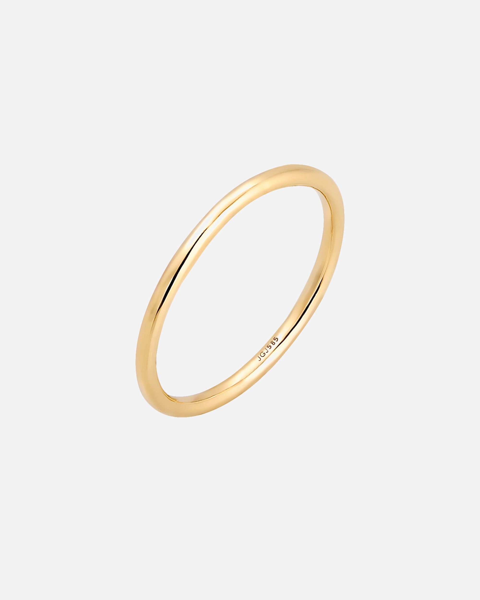 Ring für Weiblich Elli PREMIUM Bandring Ehering Trauring Hochzeit 585er Gelbgold 54