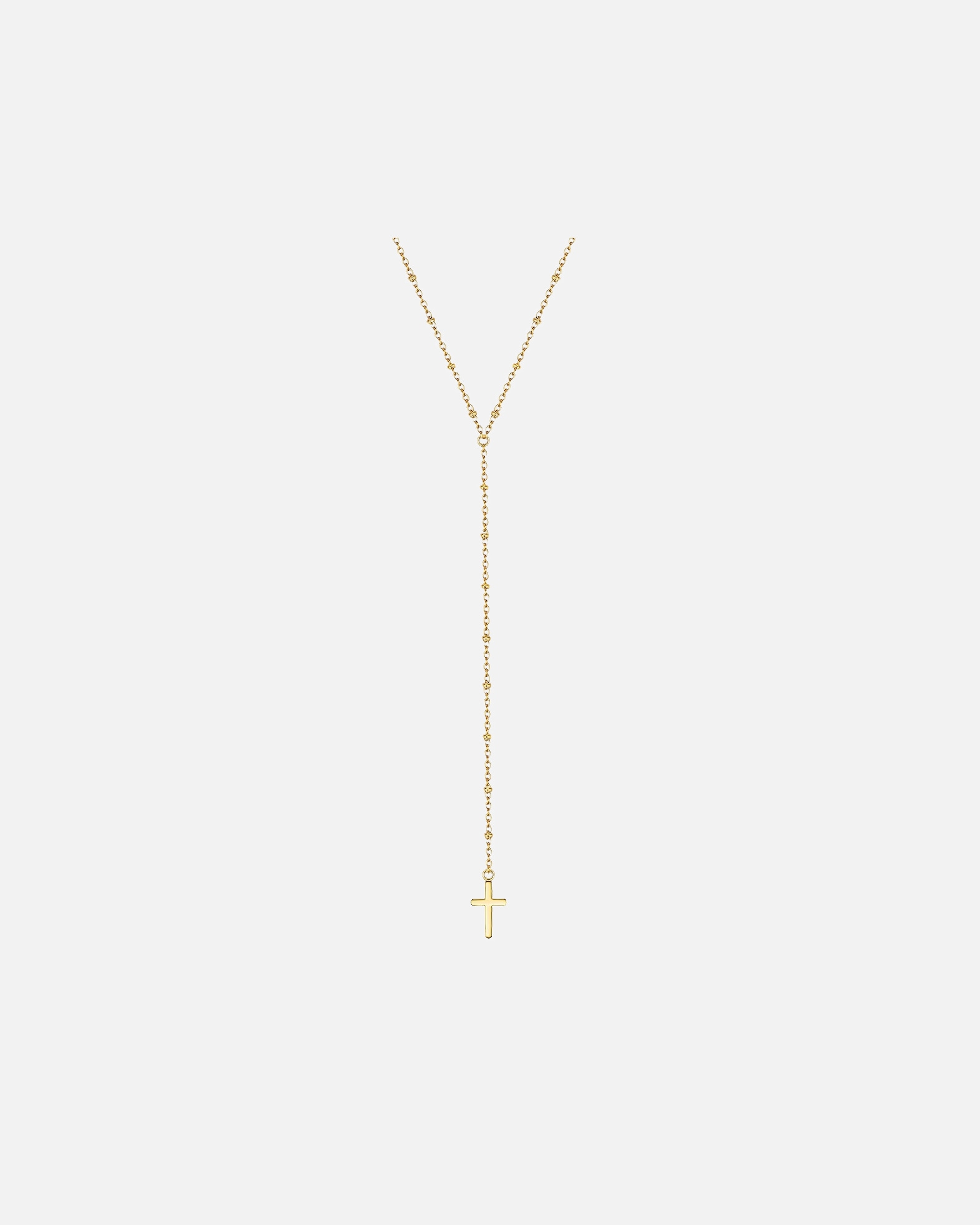 Halskette für Weiblich EASTSIDE Halskette Kreuz Edelstahl in Gelbgold 1 Stück