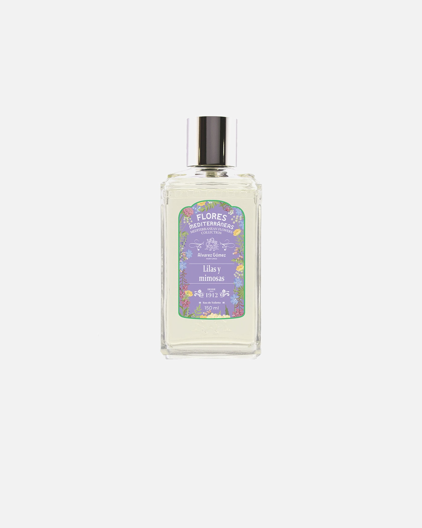 Eau de Toilette für Weiblich Alvarez Gomez MEDITERRANE BLUMEN Flieder und Mimosen Eau de Toilette Spray 150 ml