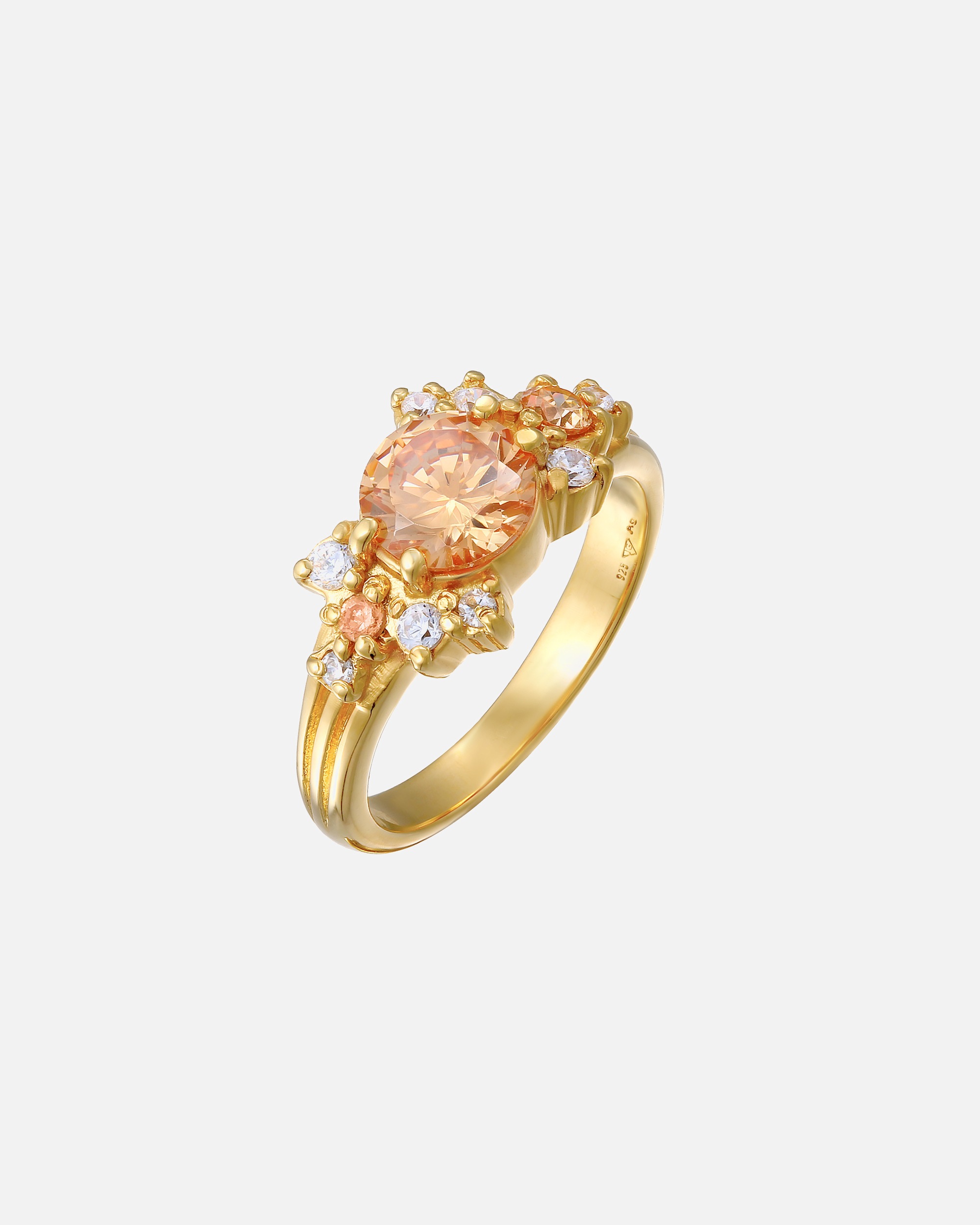 Ring für Weiblich Elli PREMIUM Cocktail Statement Zirkonia 925 Silber 52