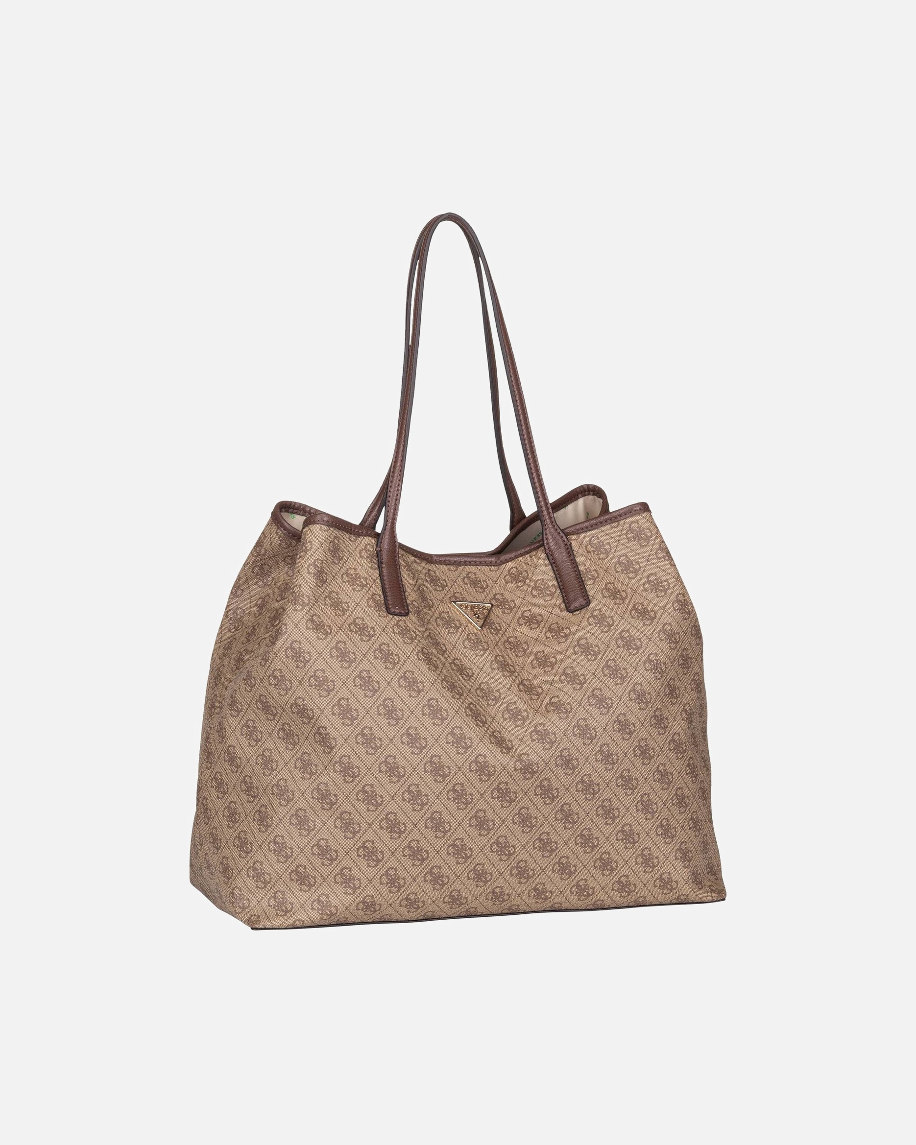 Shopper für Weiblich GUESS Shopper Eco Victtoria 2in1 Latte Logo/Brown Latte Logo/Brown