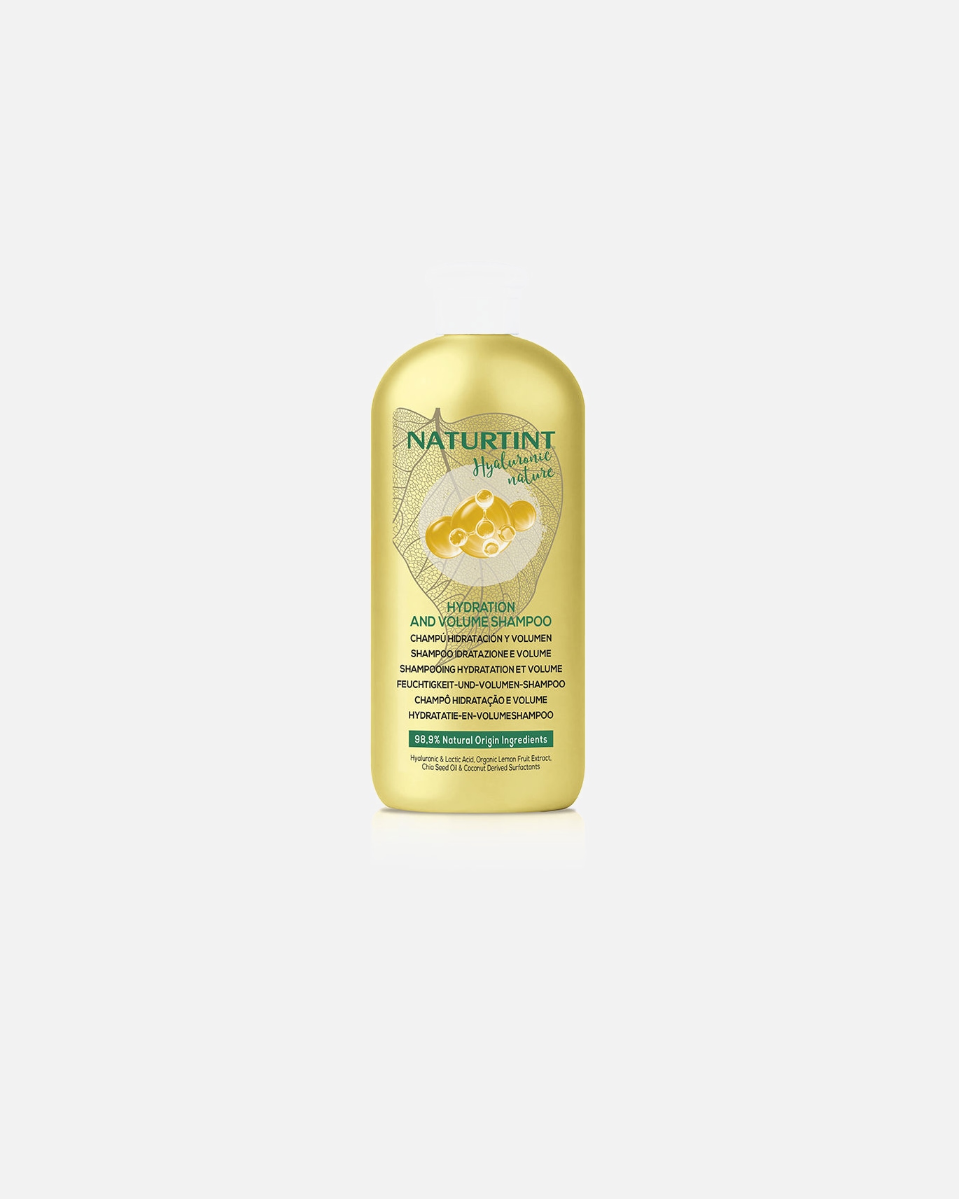 Shampoo für Unisex Naturtint HYALURONIC NATURE Shampoo für Feuchtigkeit und Volumen 330 ml