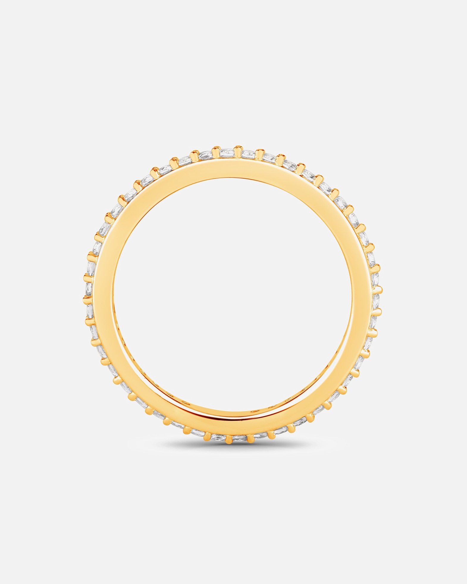 Ring für Weiblich Rafaela Donata Ring aus Sterling Silber in Gelbgold mit Topas 60